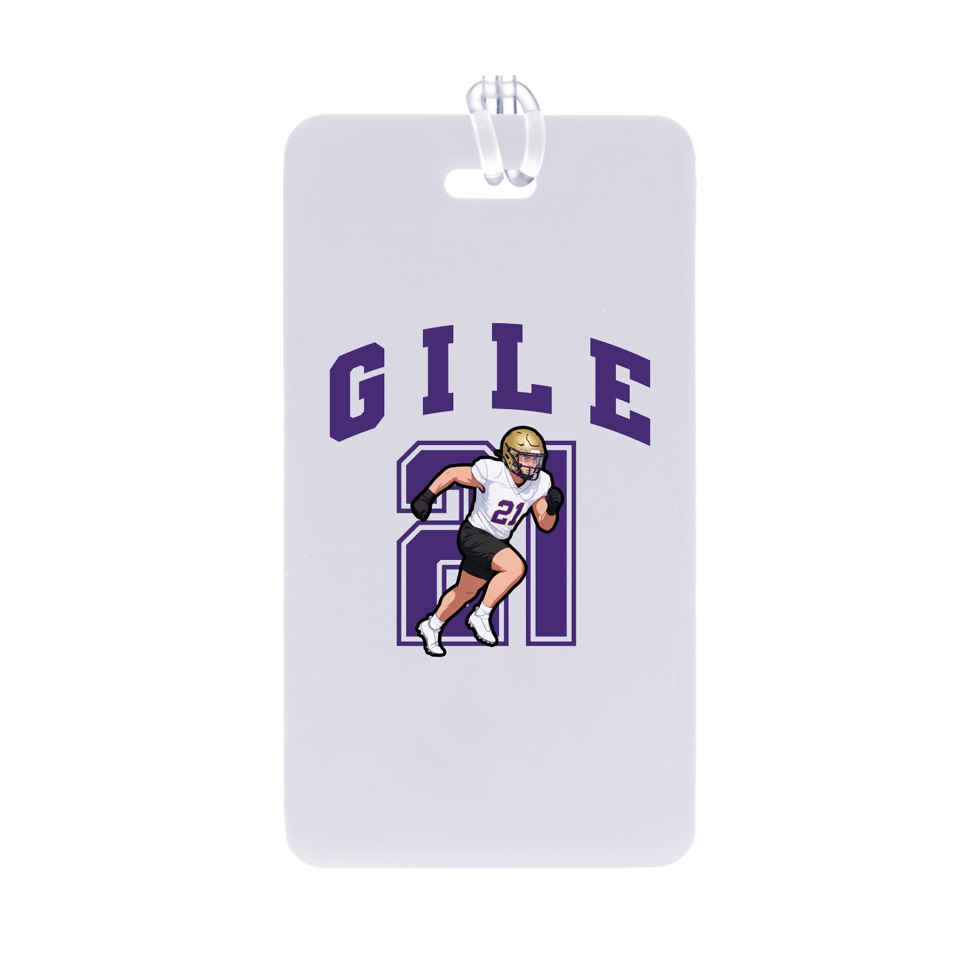 Bag Tag — Number in Classic