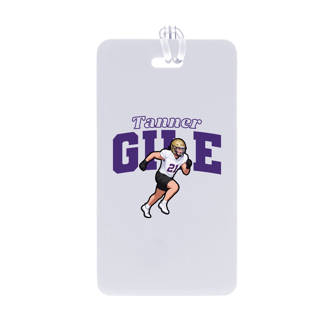 Bag Tag — Name Arch in Classic