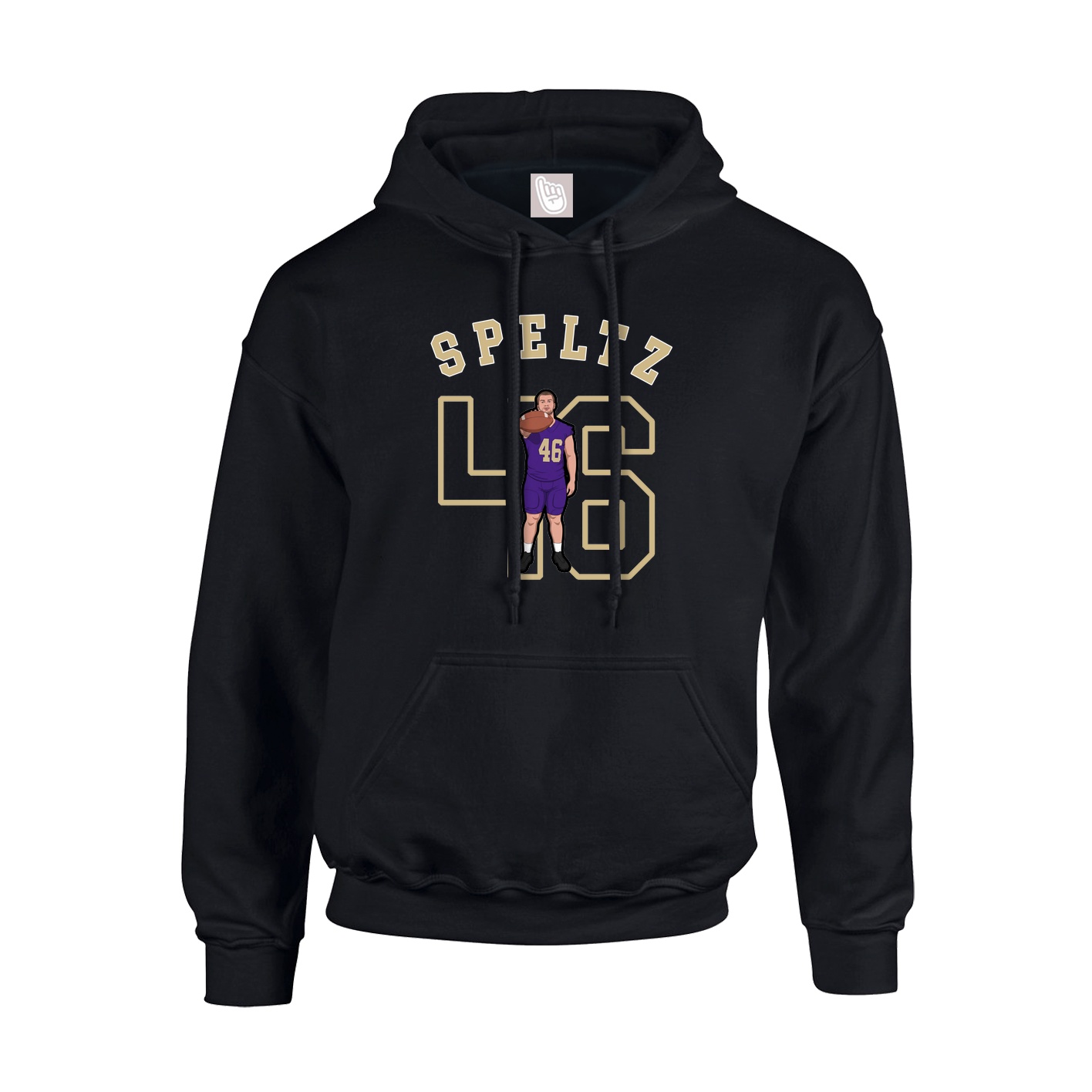Hoodie — Shirsey Arch in Black