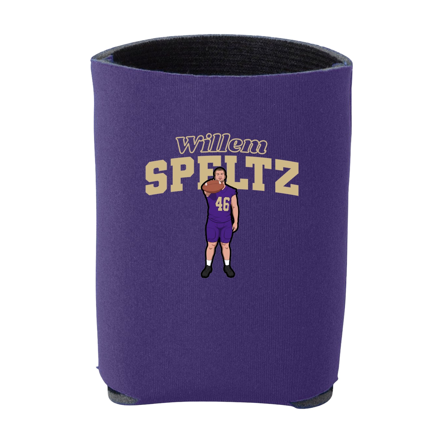 Can Holder — Name Arch in Purple