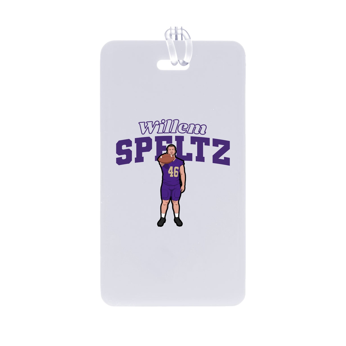 Bag Tag — Name Arch in Classic