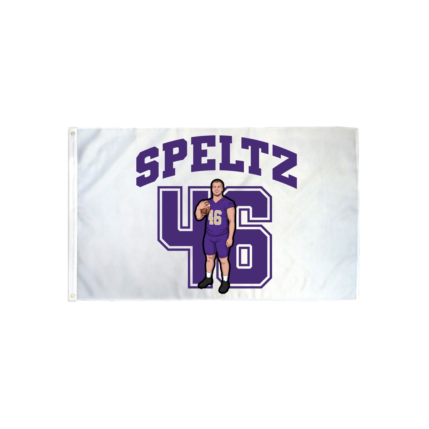 3x5 Flag — Number in Classic
