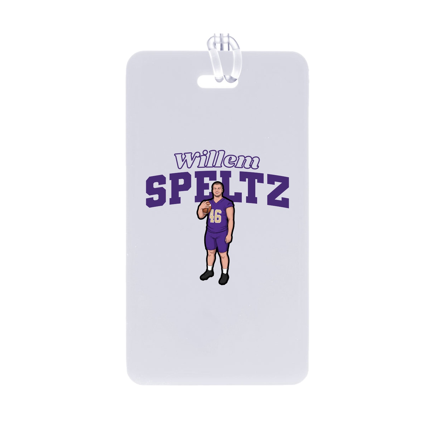 Bag Tag — Name Arch in Classic
