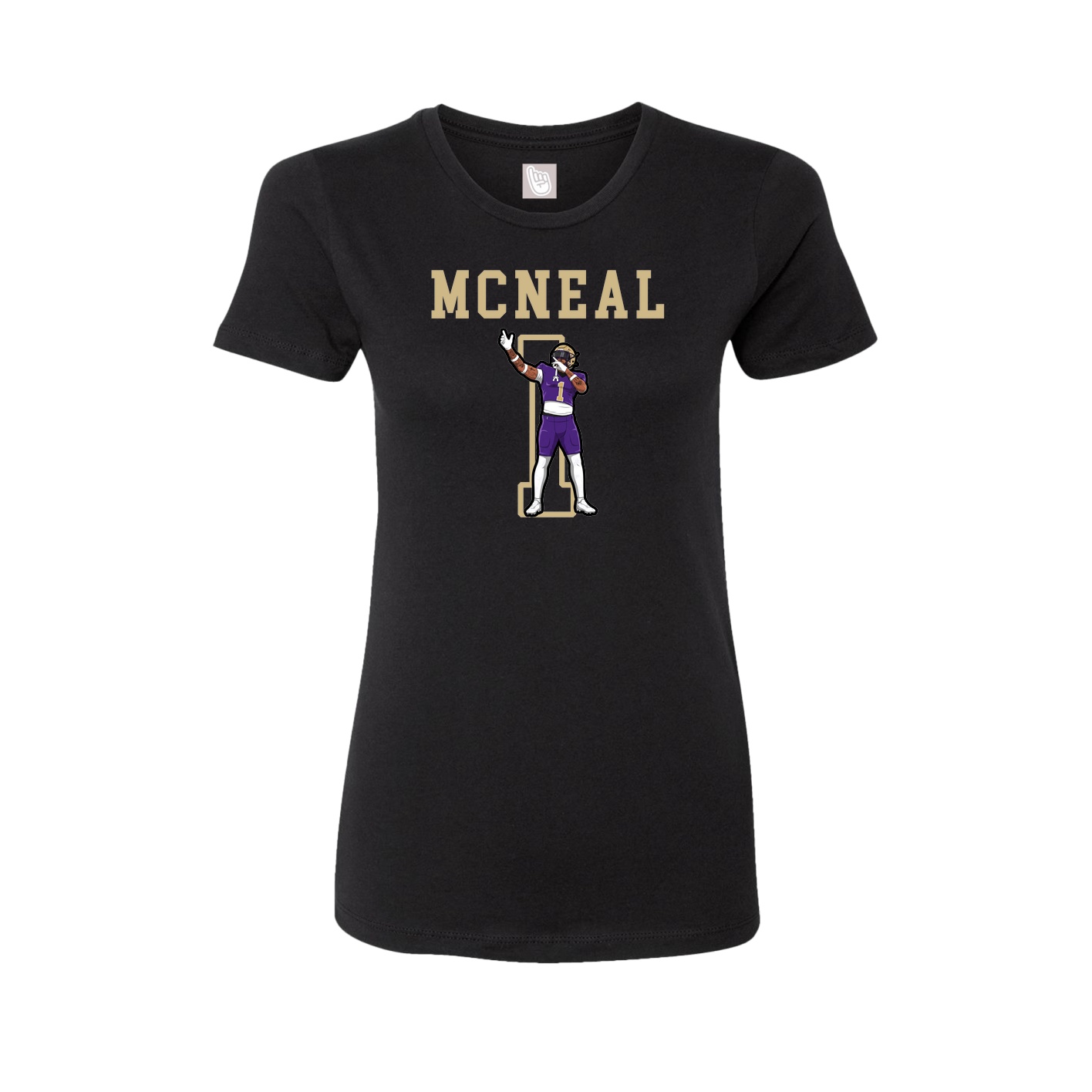 Fitted Women's Tee — Shirsey in Black