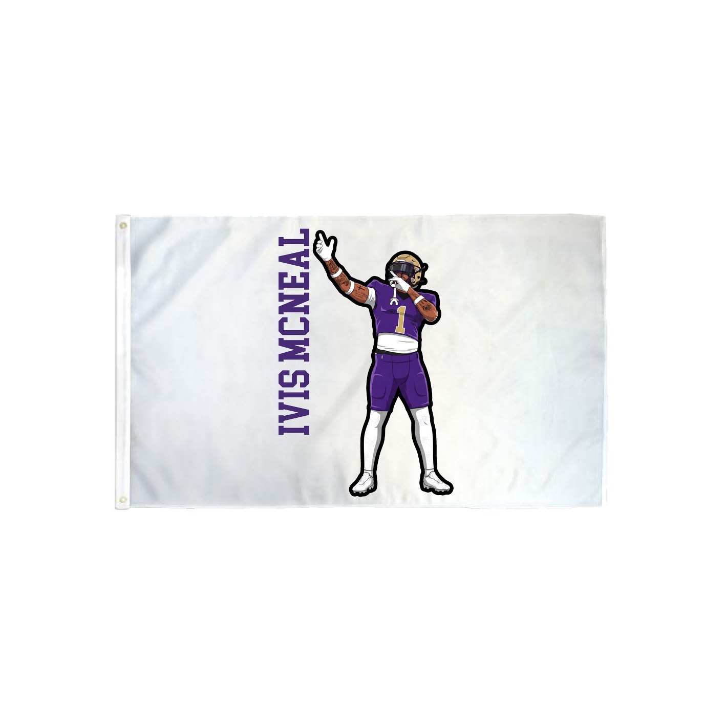 3x5 Flag — Name Vertical in Classic
