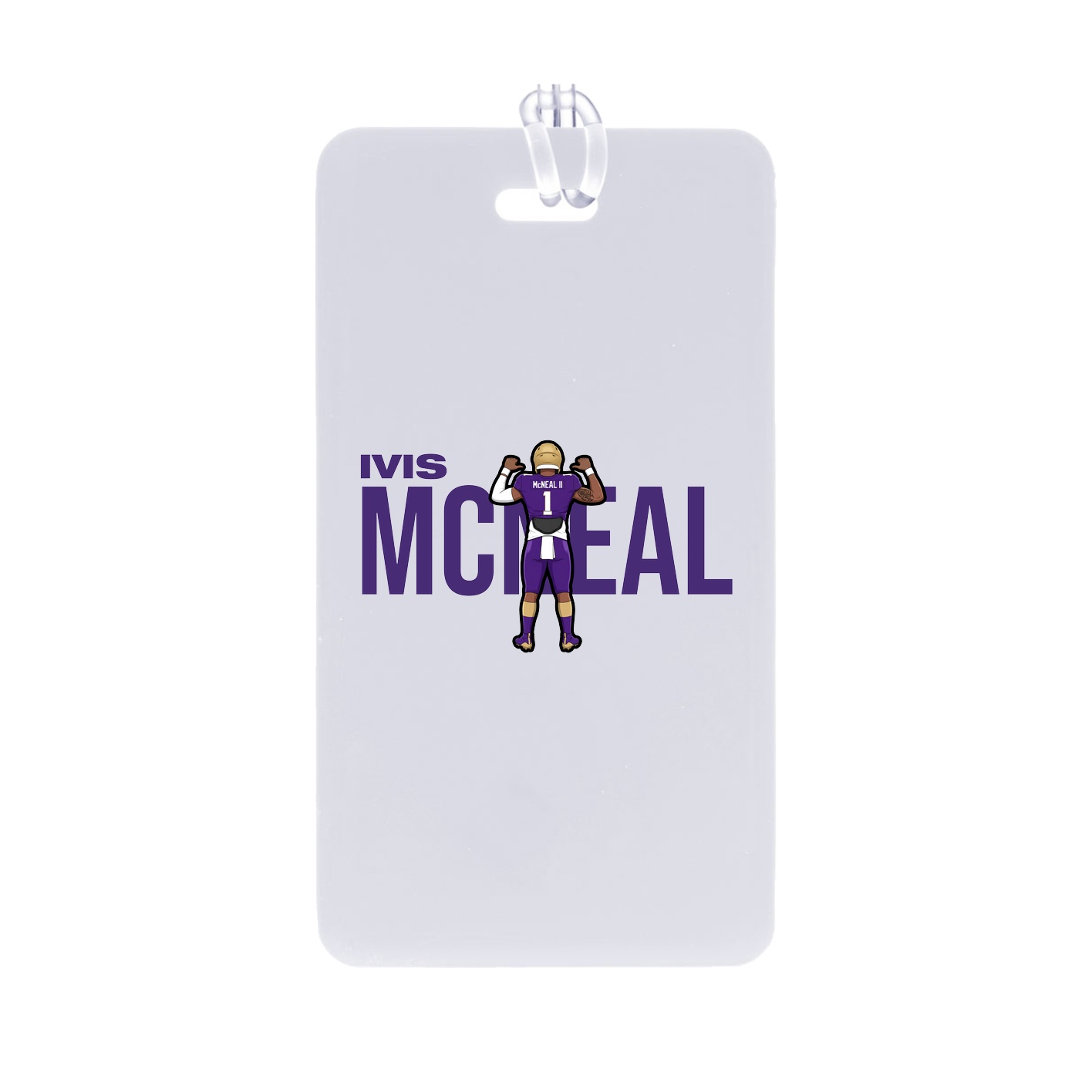Bag Tag — Player Name in Classic