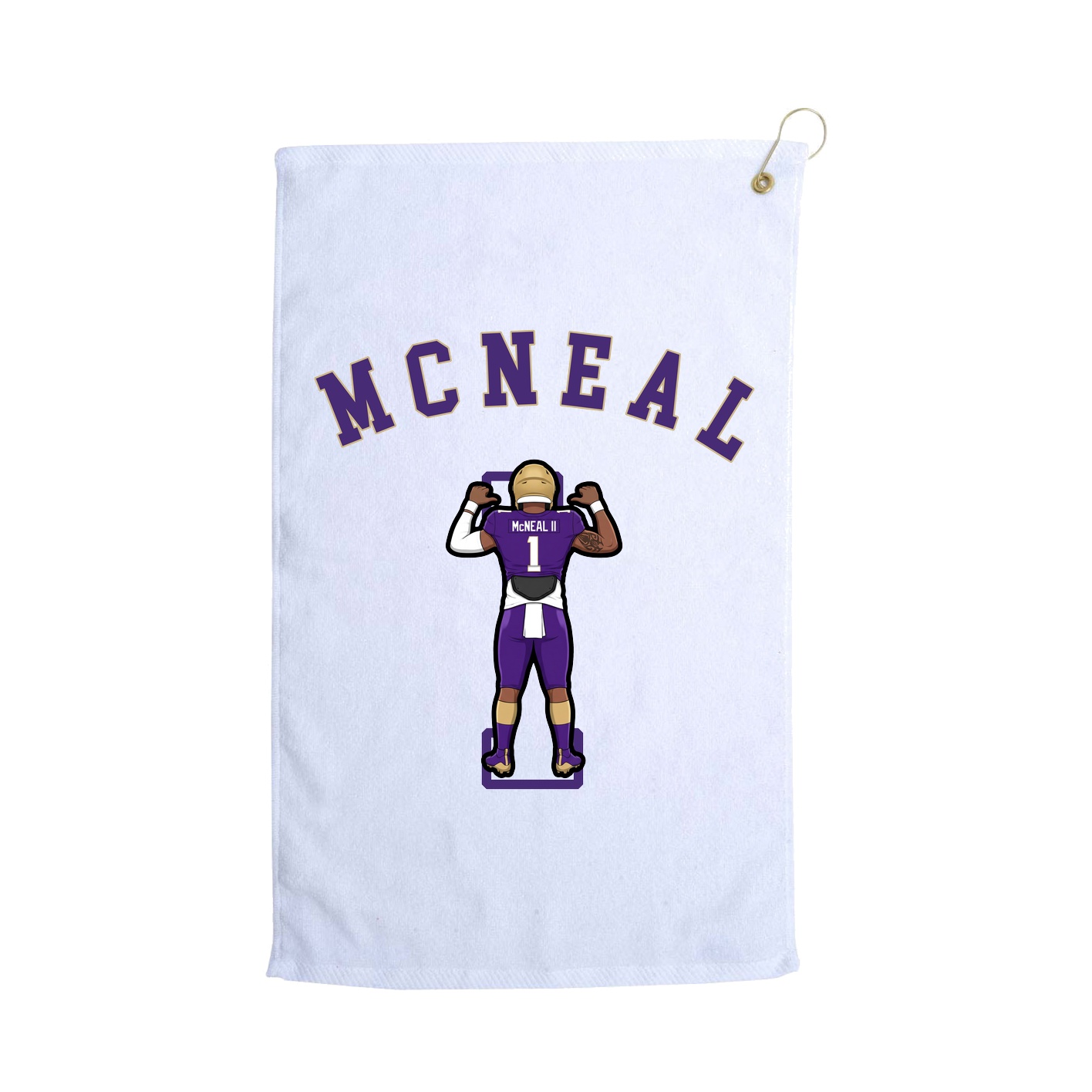 Golf Towel — Shirsey Arch in White