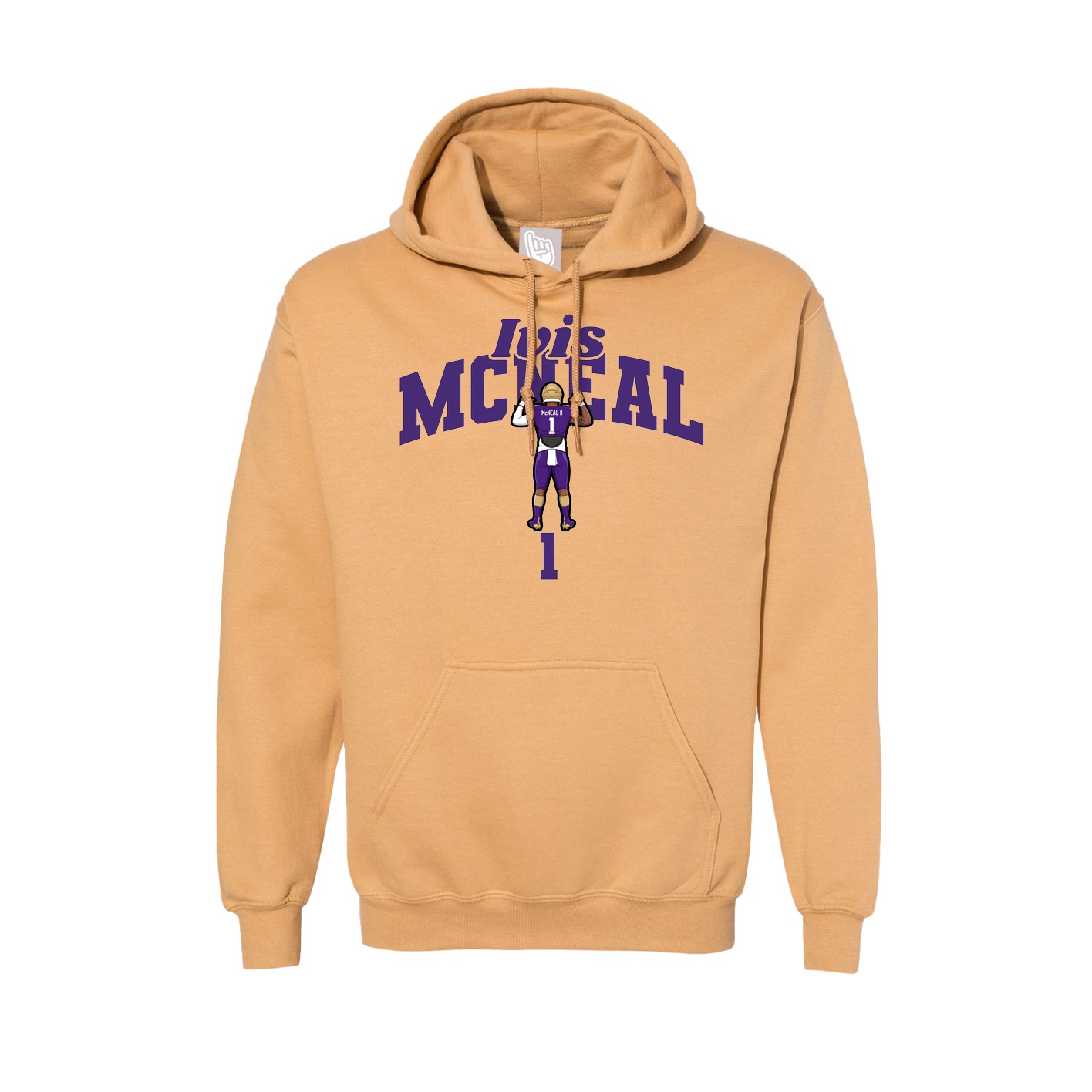 Hoodie — Signature Arch in Vegas Gold