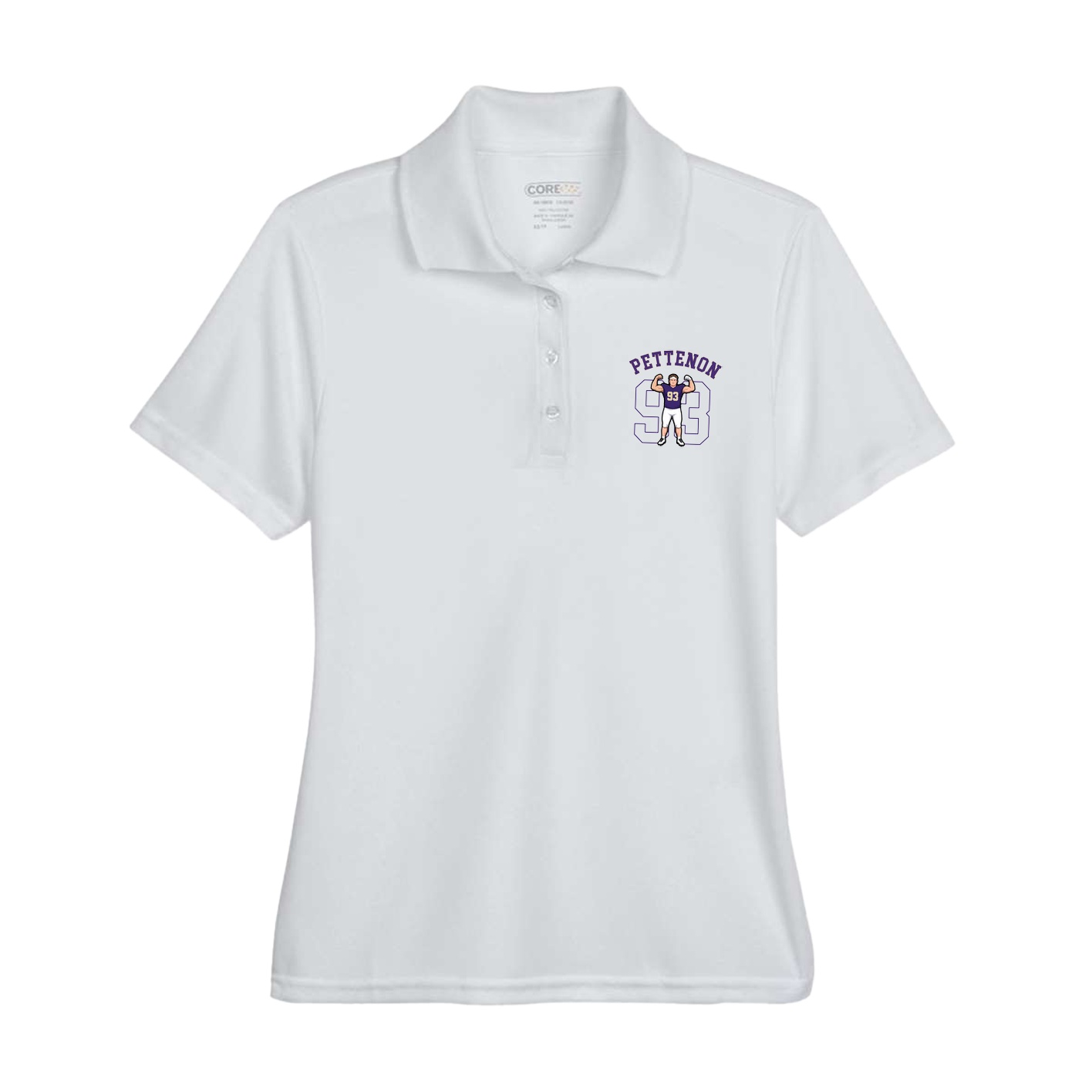 Womens Performance Polo — Shirsey Arch in Grey