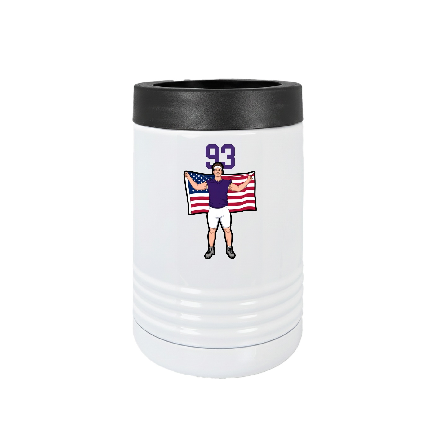Beverage Holder — Number Top in White
