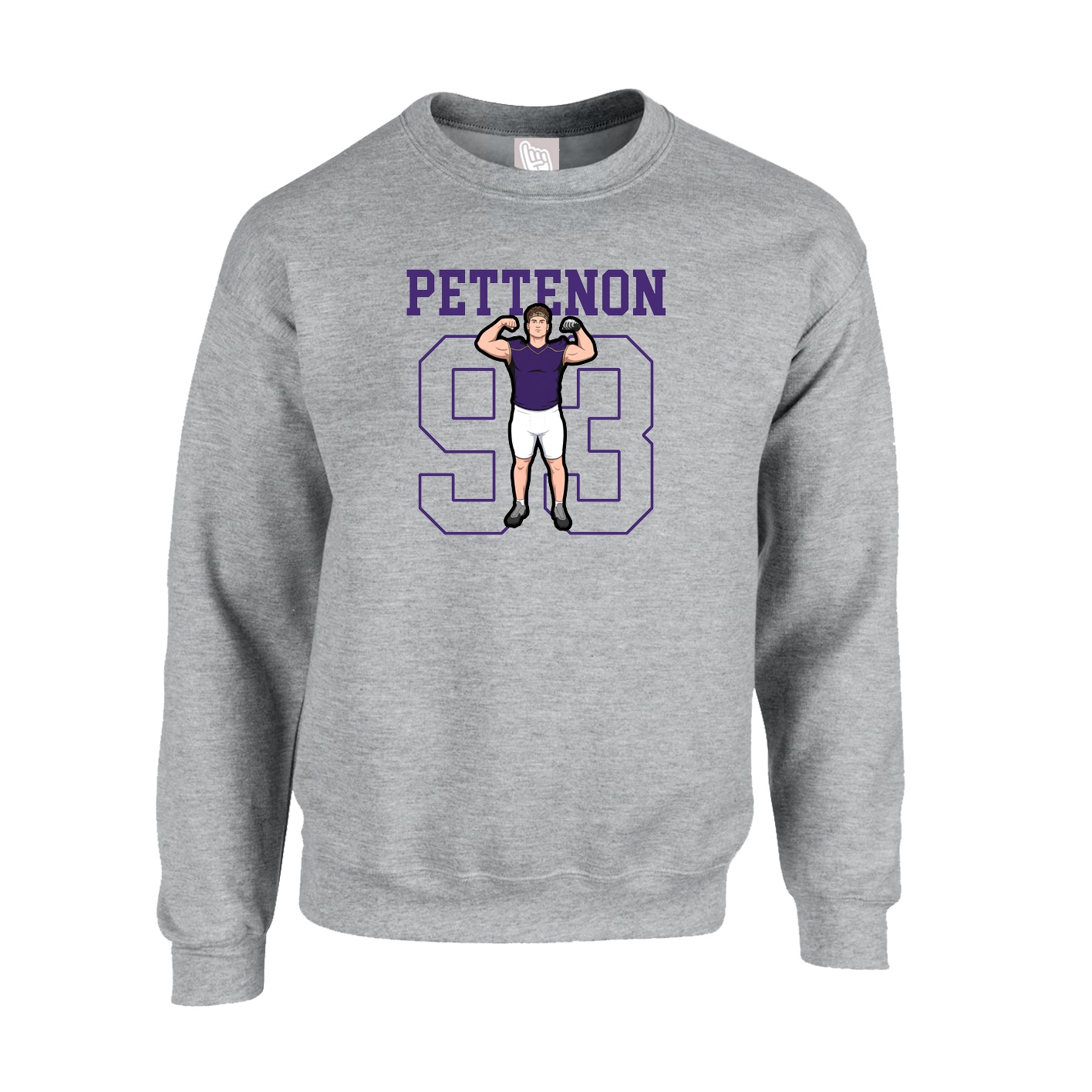 Fleece Crew — Shirsey in Grey