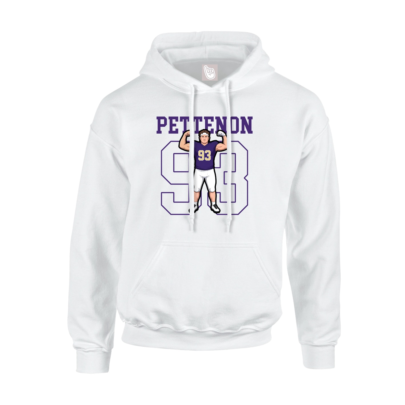 Youth Hoodie — Shirsey in White