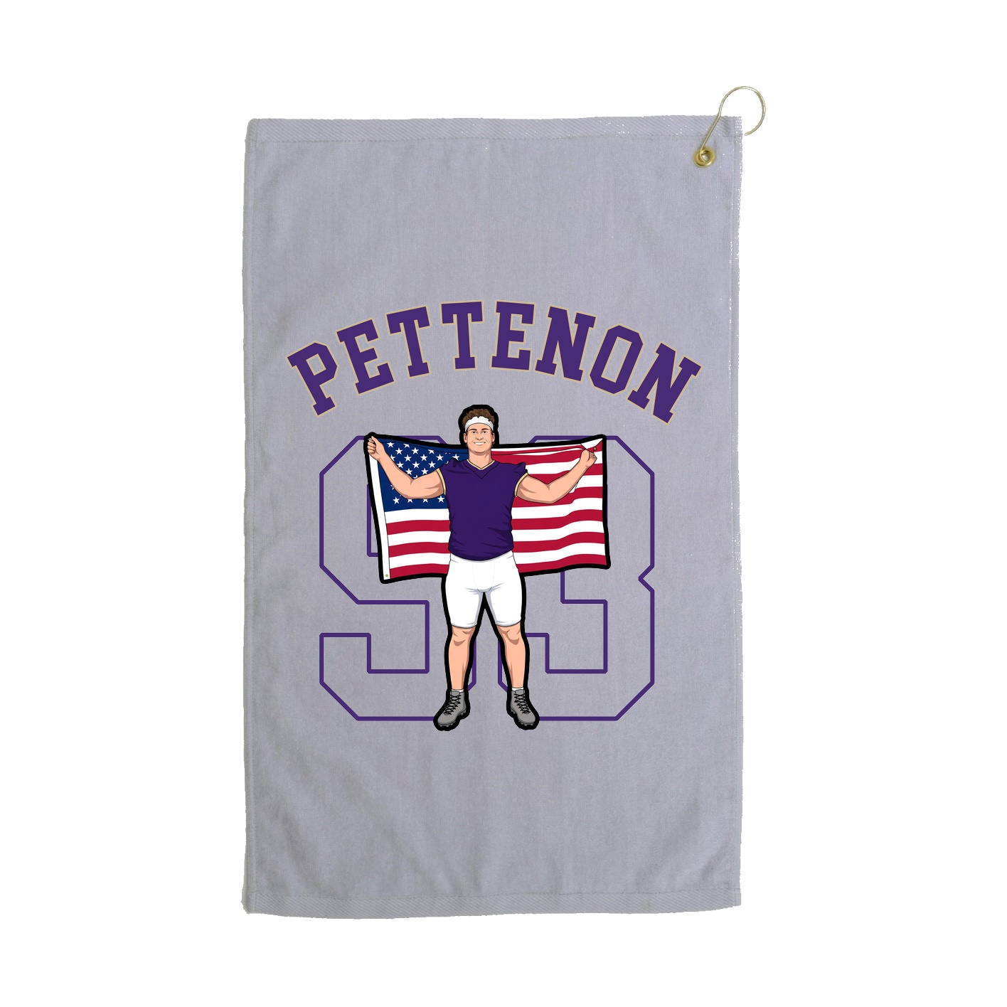 Golf Towel — Shirsey Arch in Grey
