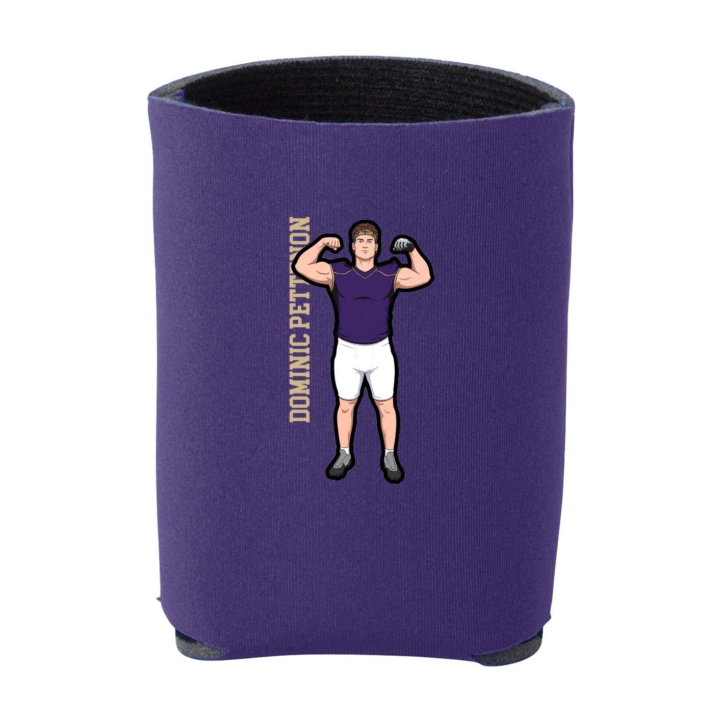 Can Holder — Name Vertical in Purple