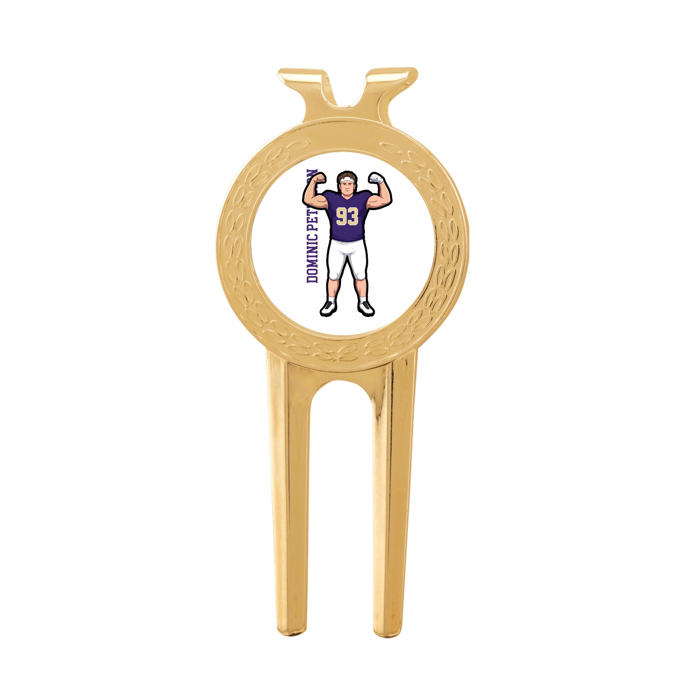 Divot Tool with Ball Marker — Name Vertical in Classic