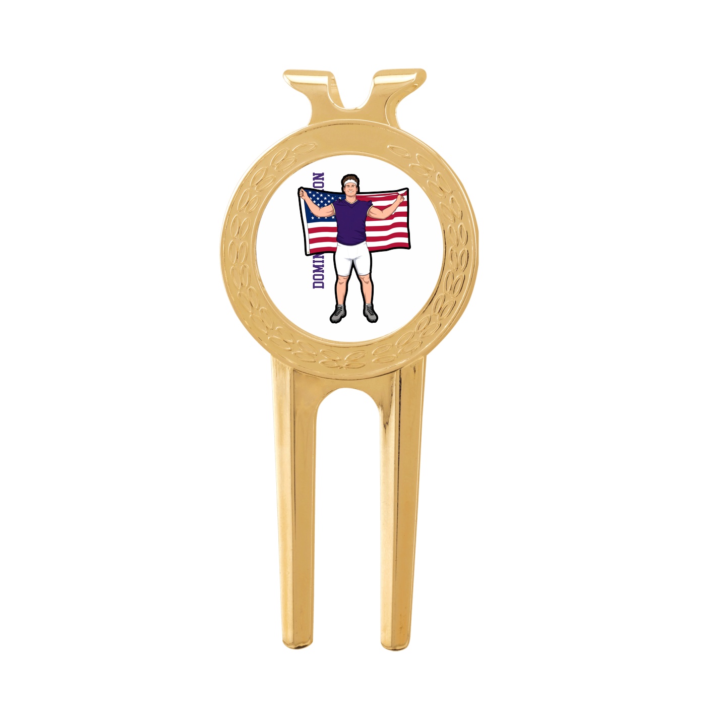 Divot Tool with Ball Marker — Name Vertical in Classic