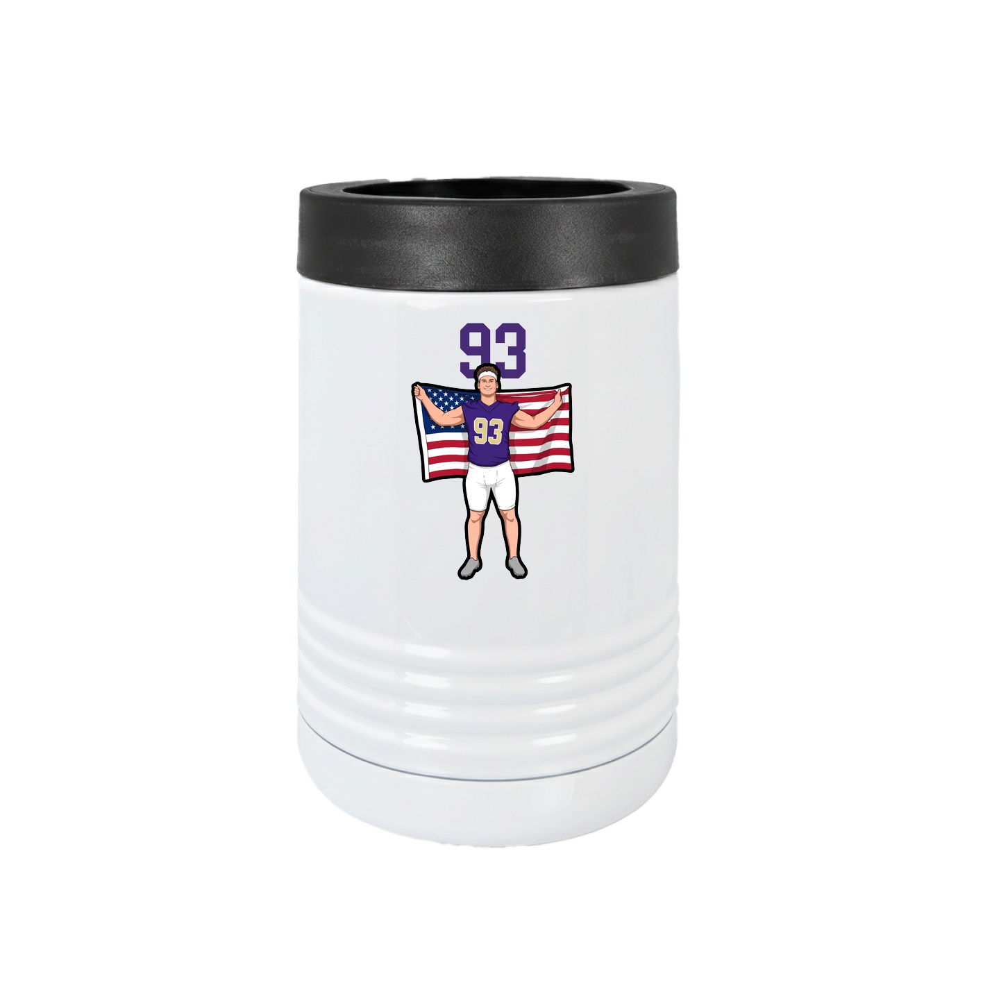 Beverage Holder — Number Top in White