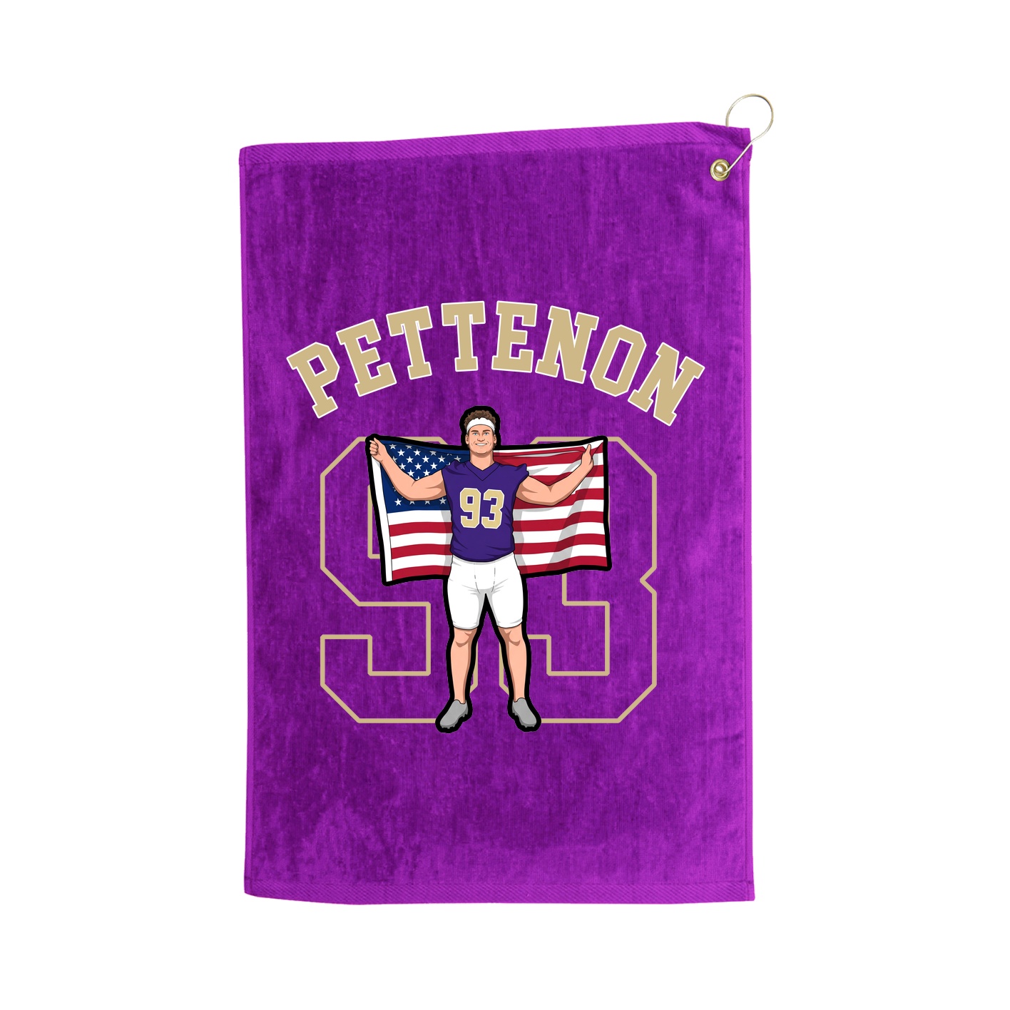 Golf Towel — Shirsey Arch in Purple
