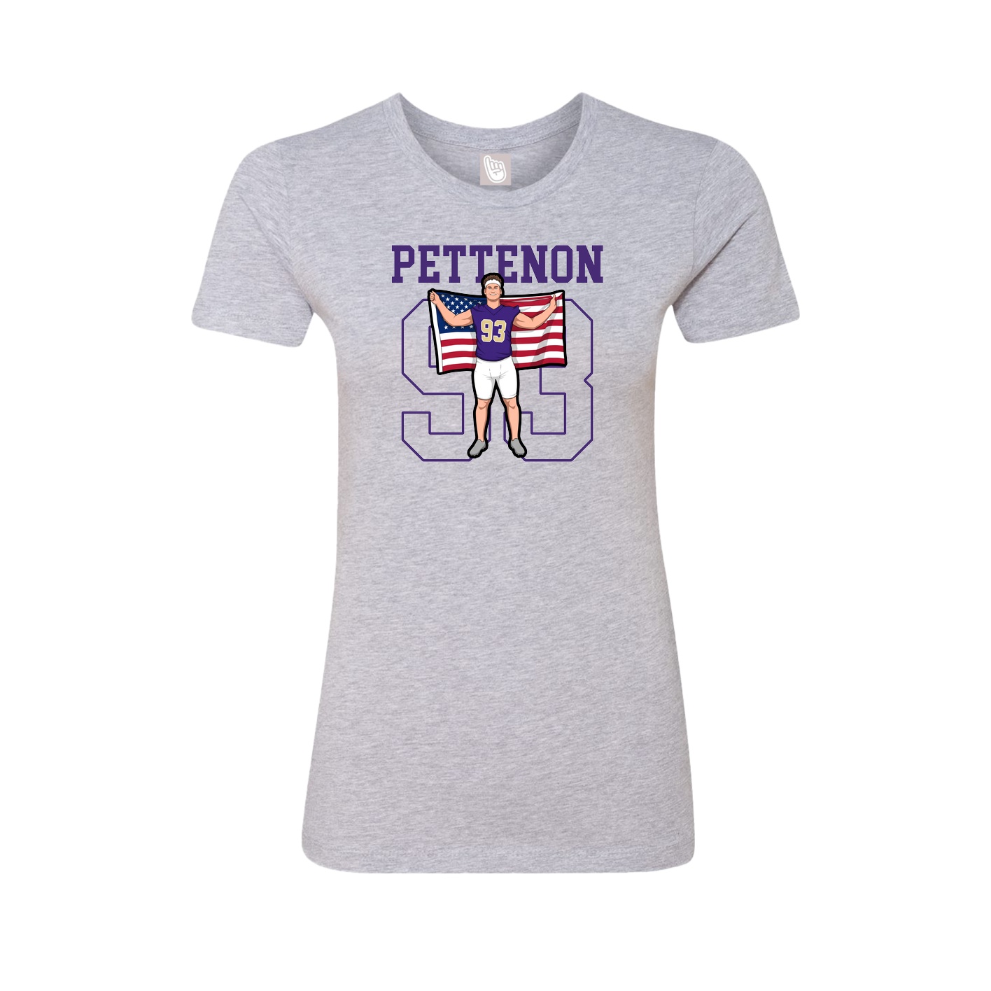 Fitted Women's Tee — Shirsey in Grey