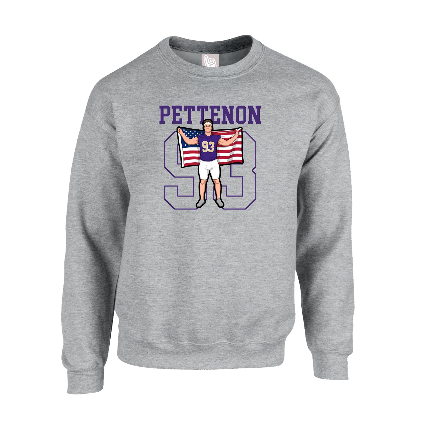 Fleece Crew — Shirsey in Grey