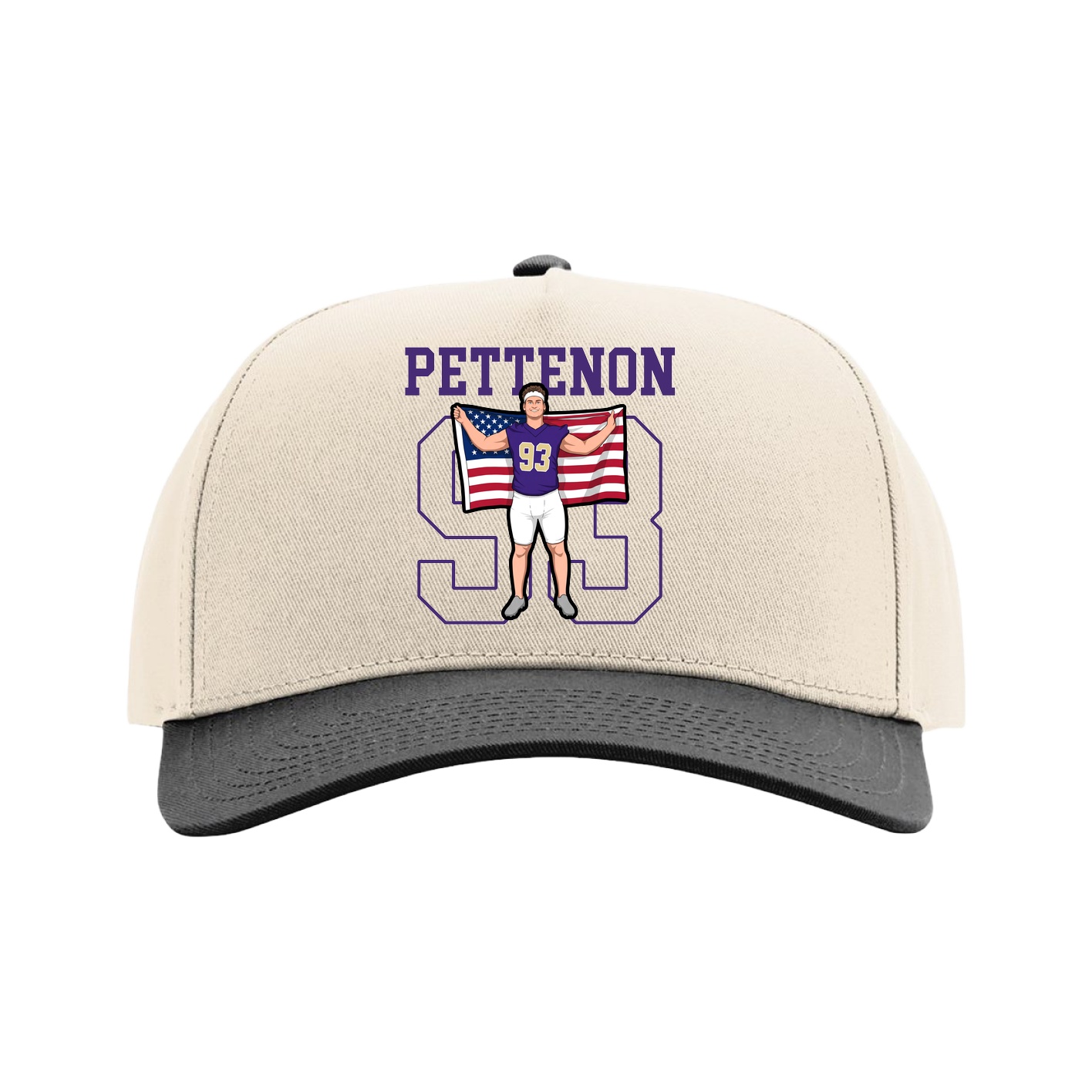 Full Fabric Five-Panel Champ Cap