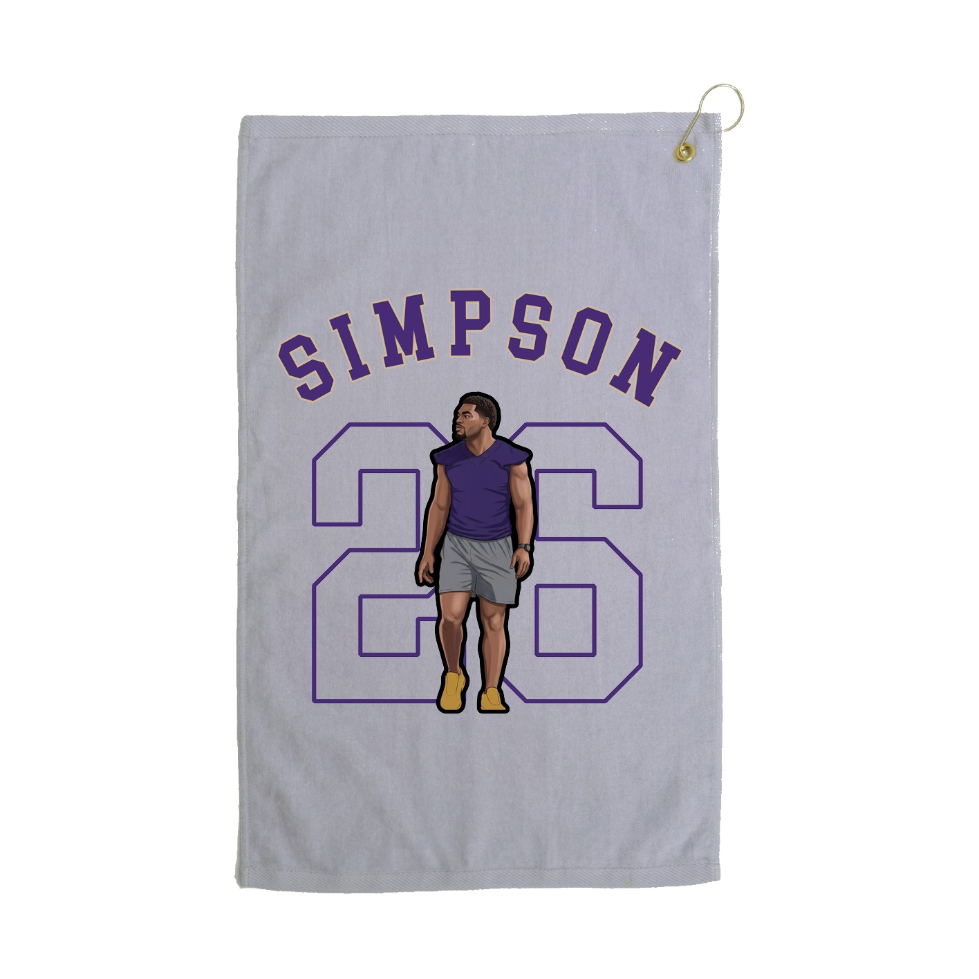 Golf Towel — Shirsey Arch in Grey
