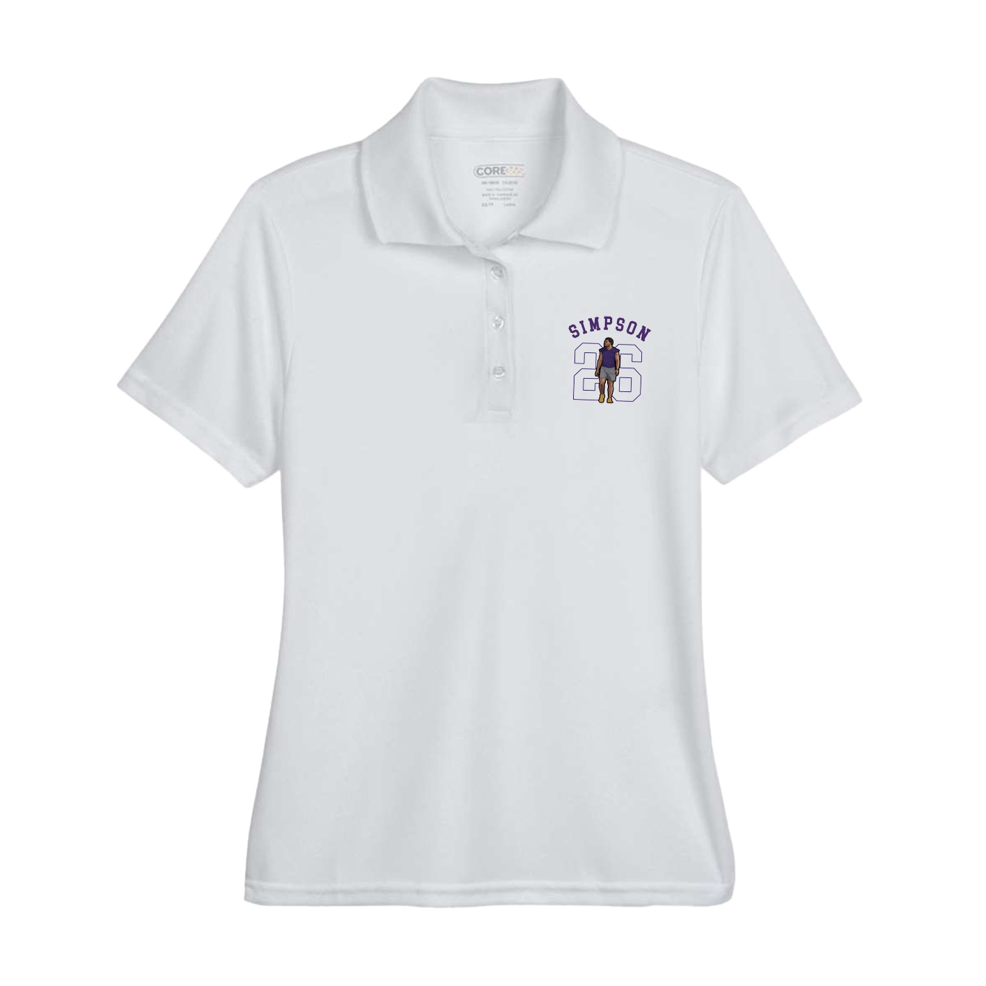 Womens Performance Polo — Shirsey Arch in Grey