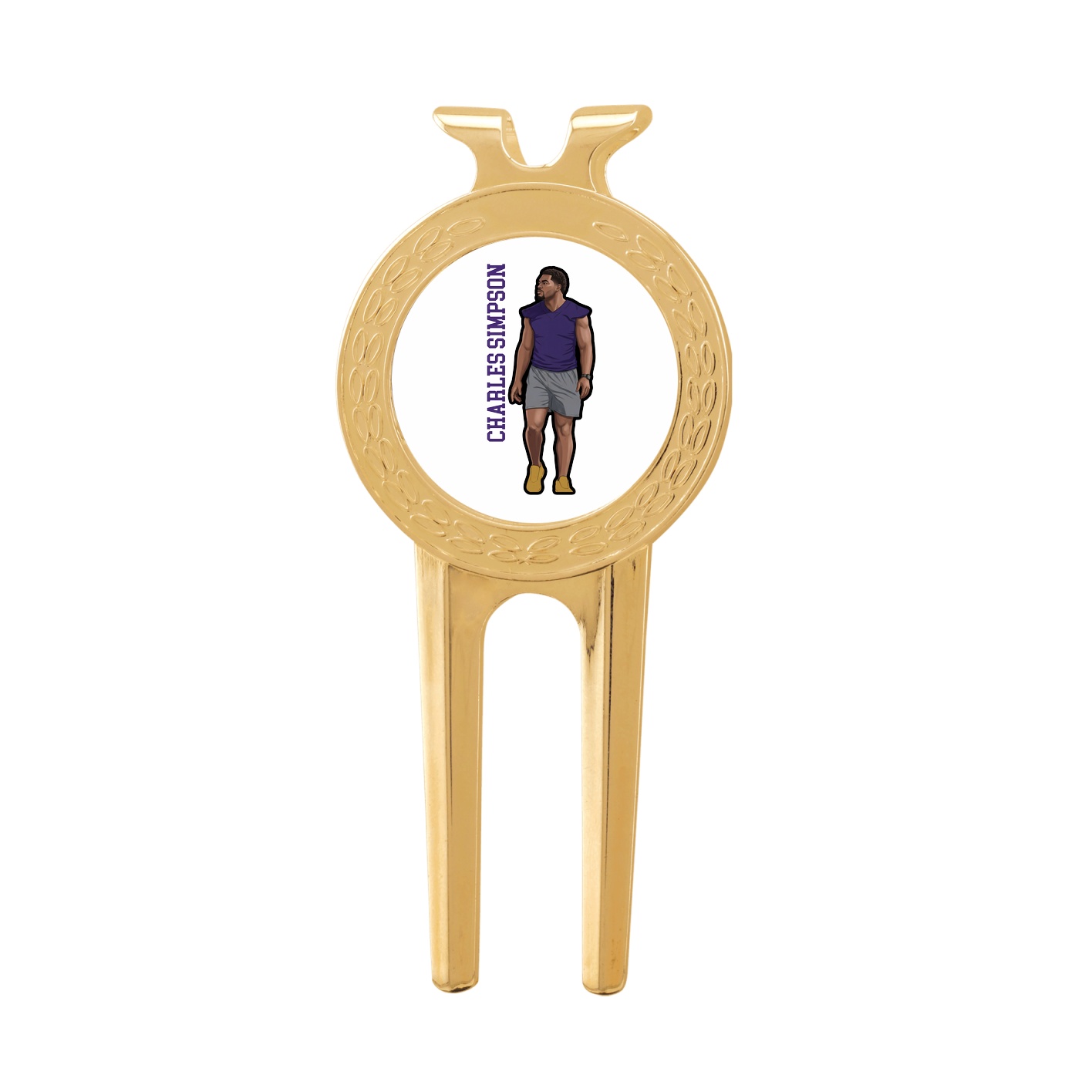 Divot Tool with Ball Marker — Name Vertical in Classic