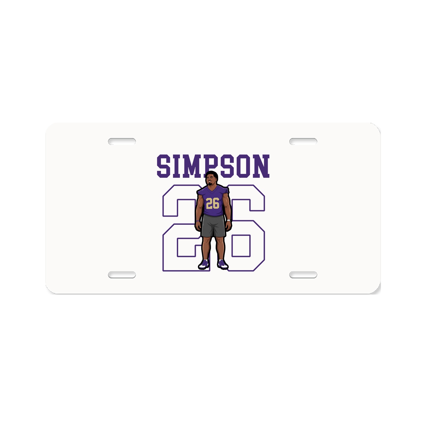 Aluminum License Plate