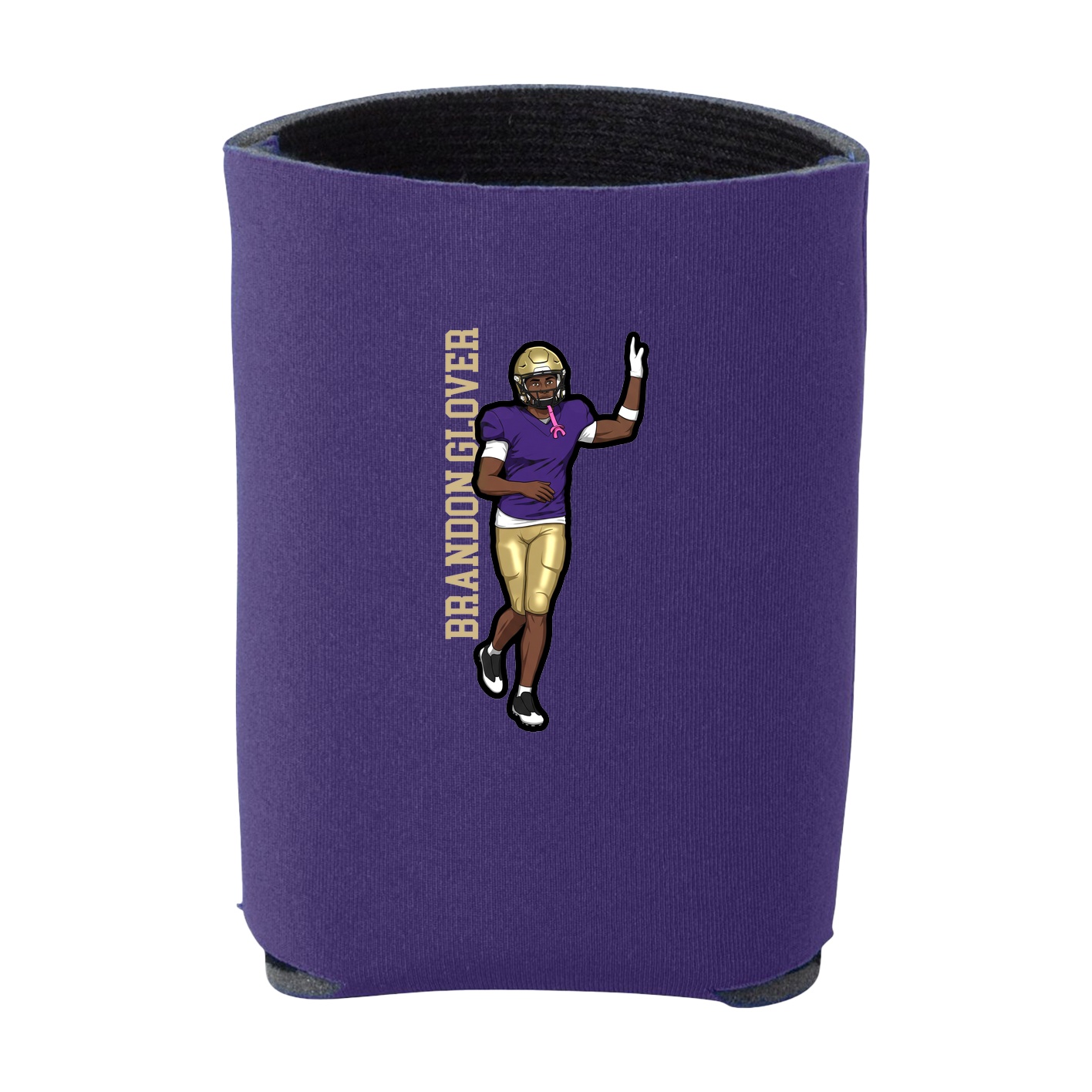 Can Holder — Name Vertical in Purple