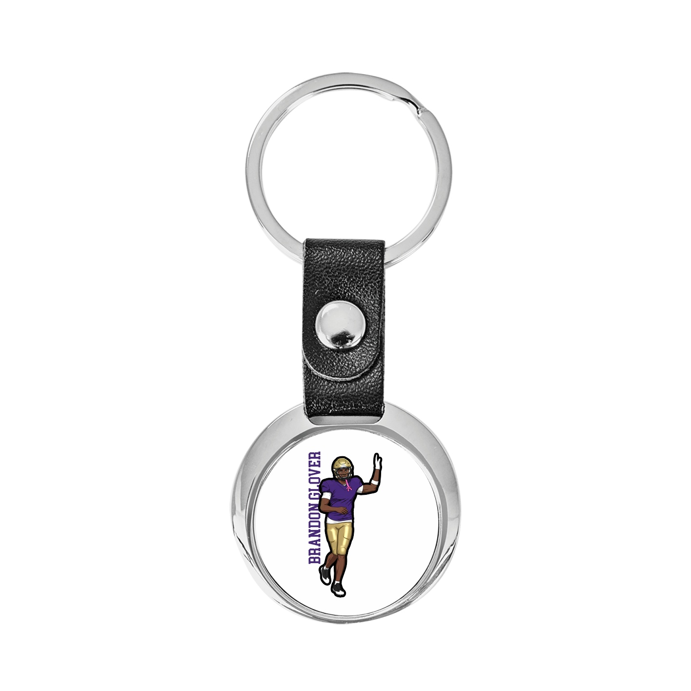 Key Chain — Name Vertical in Classic
