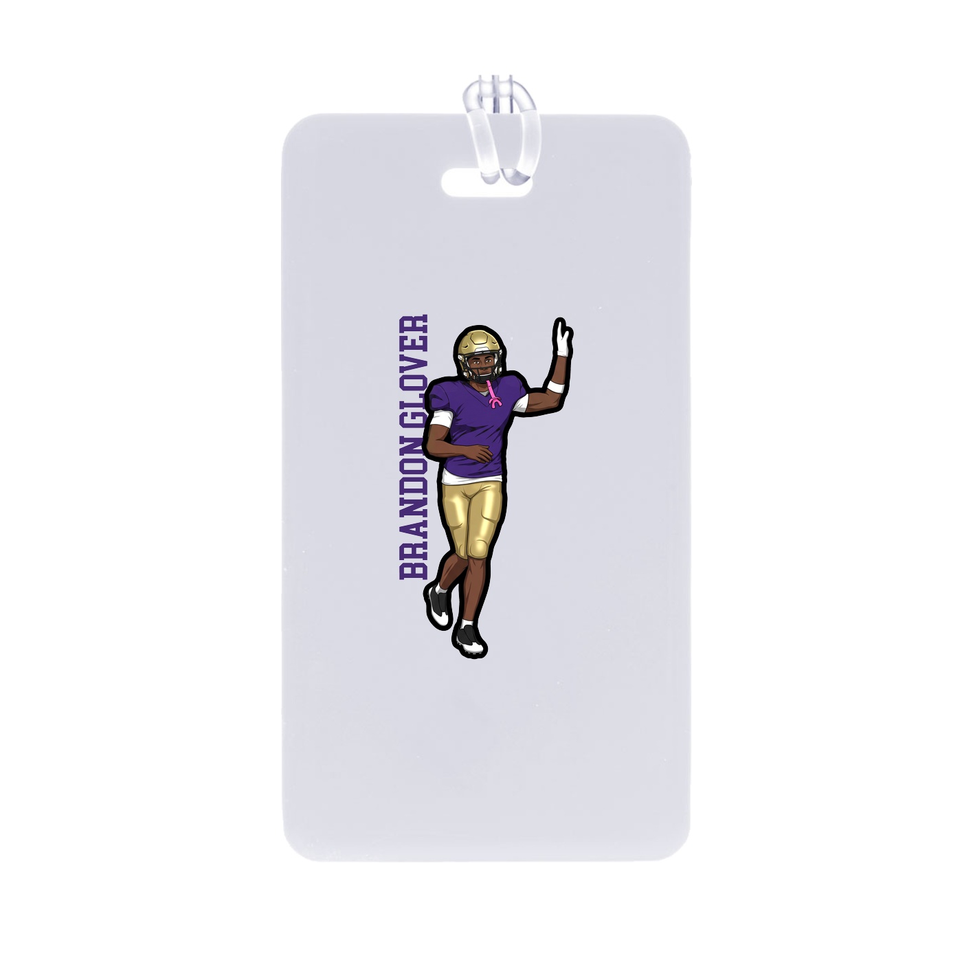 Bag Tag — Name Vertical in Classic