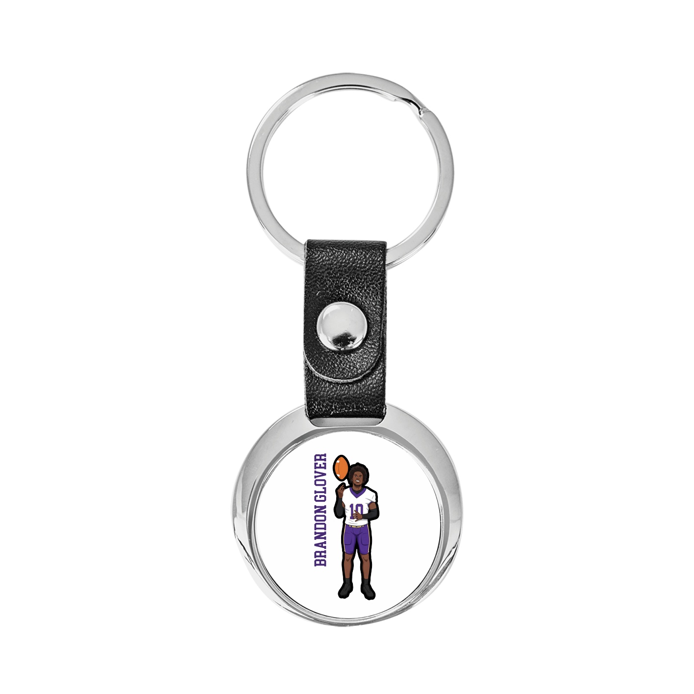 Key Chain — Name Vertical in Classic