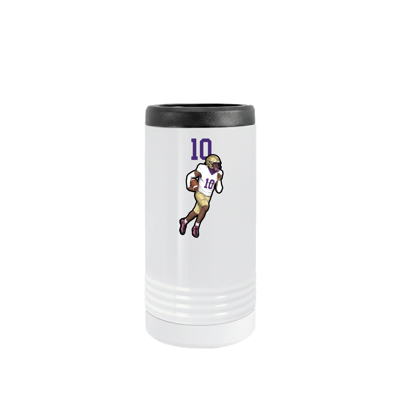 Slim Beverage Holder — Number Top in White