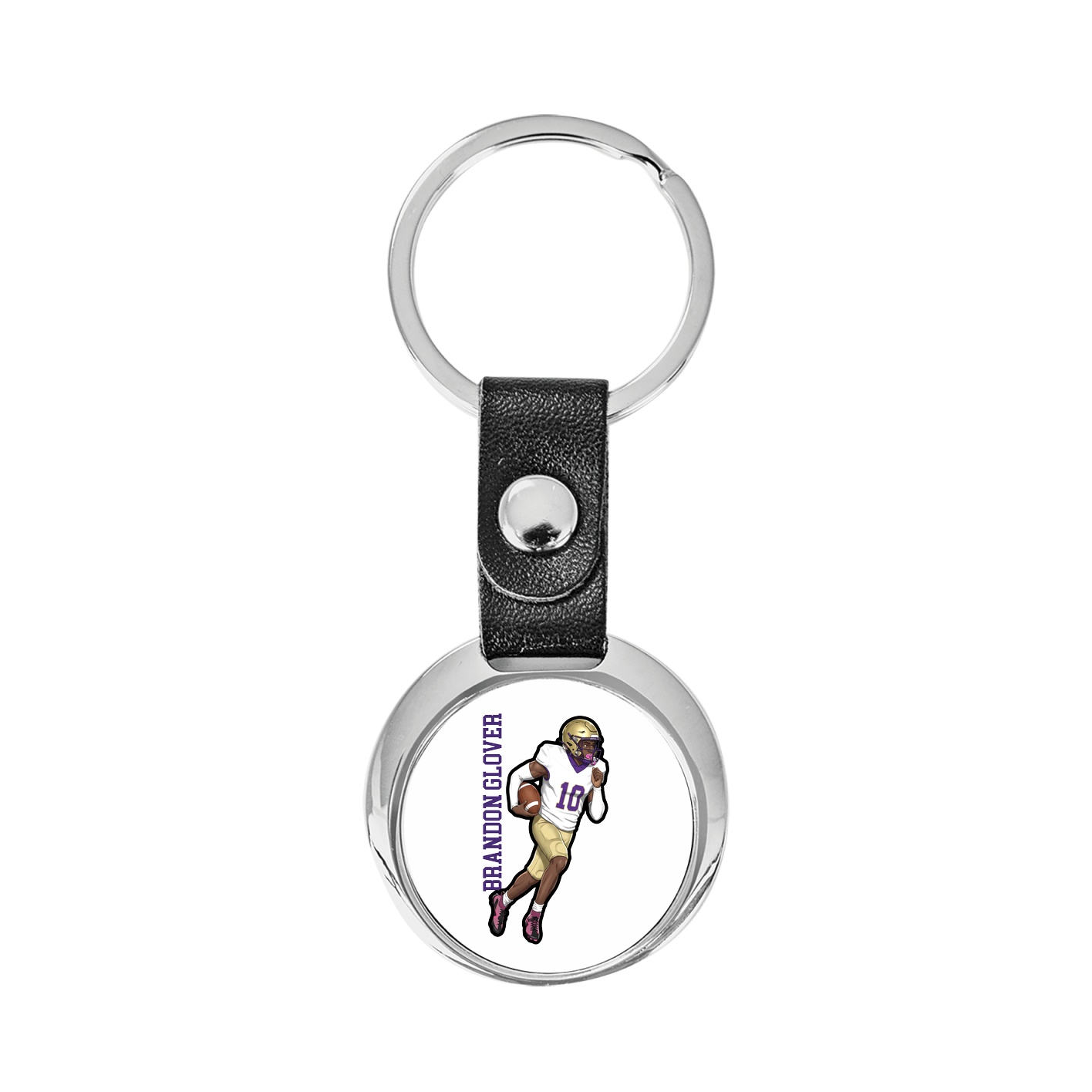 Key Chain — Name Vertical in Classic