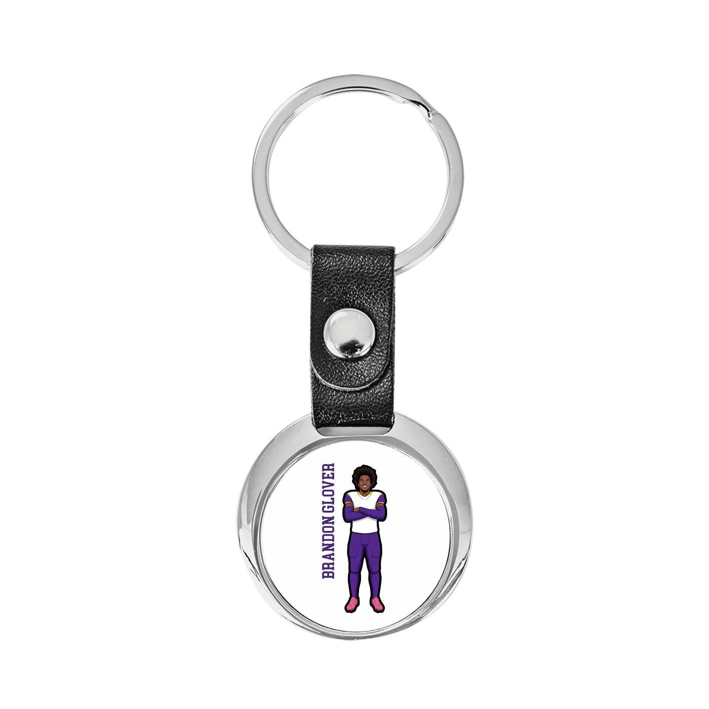 Key Chain — Name Vertical in Classic