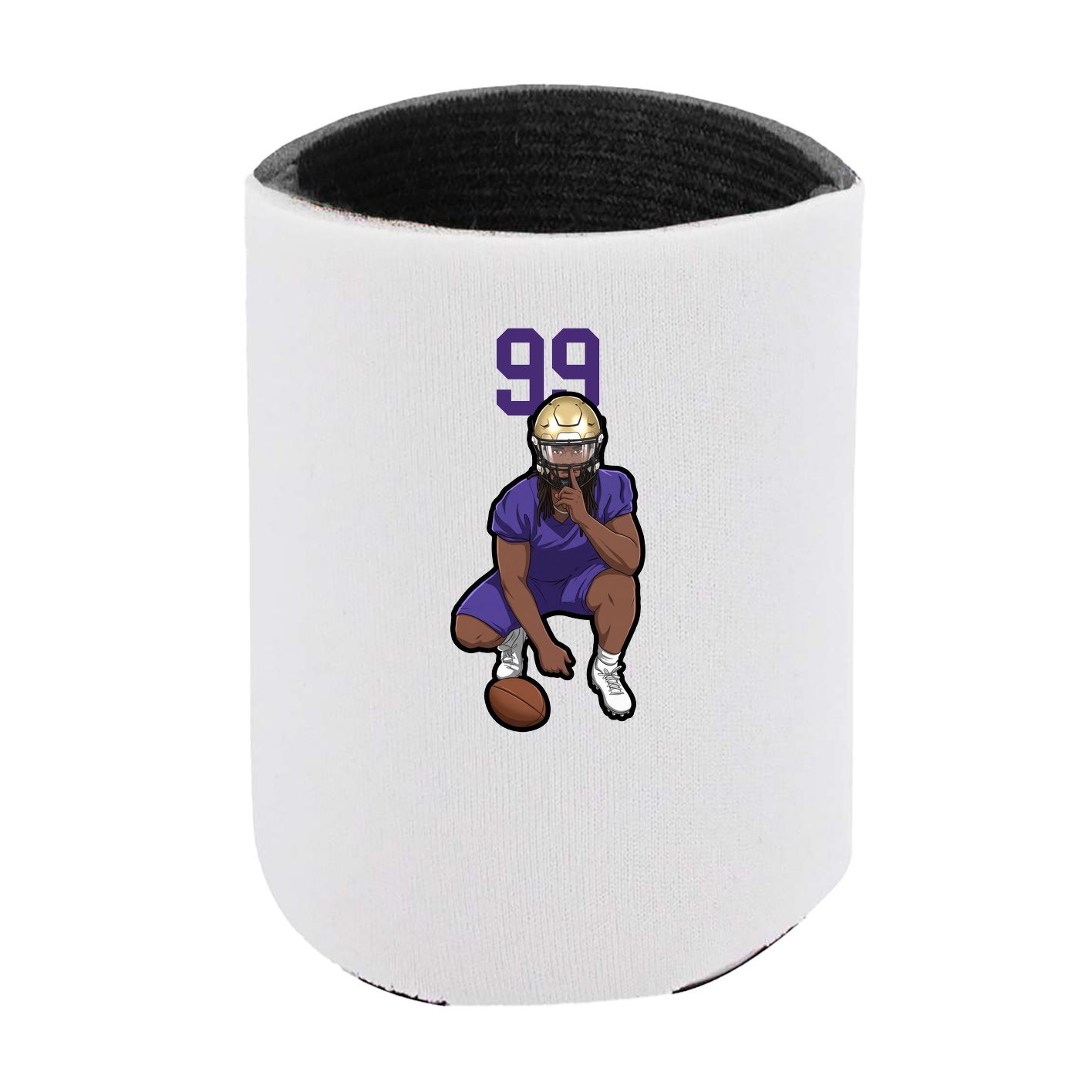 Can Holder — Number Top in White
