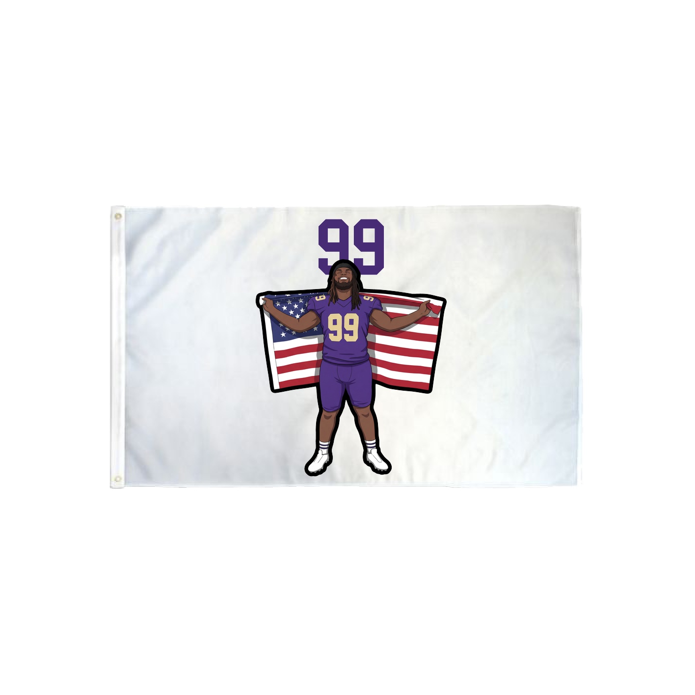 3x5 Flag — Number Top in Classic