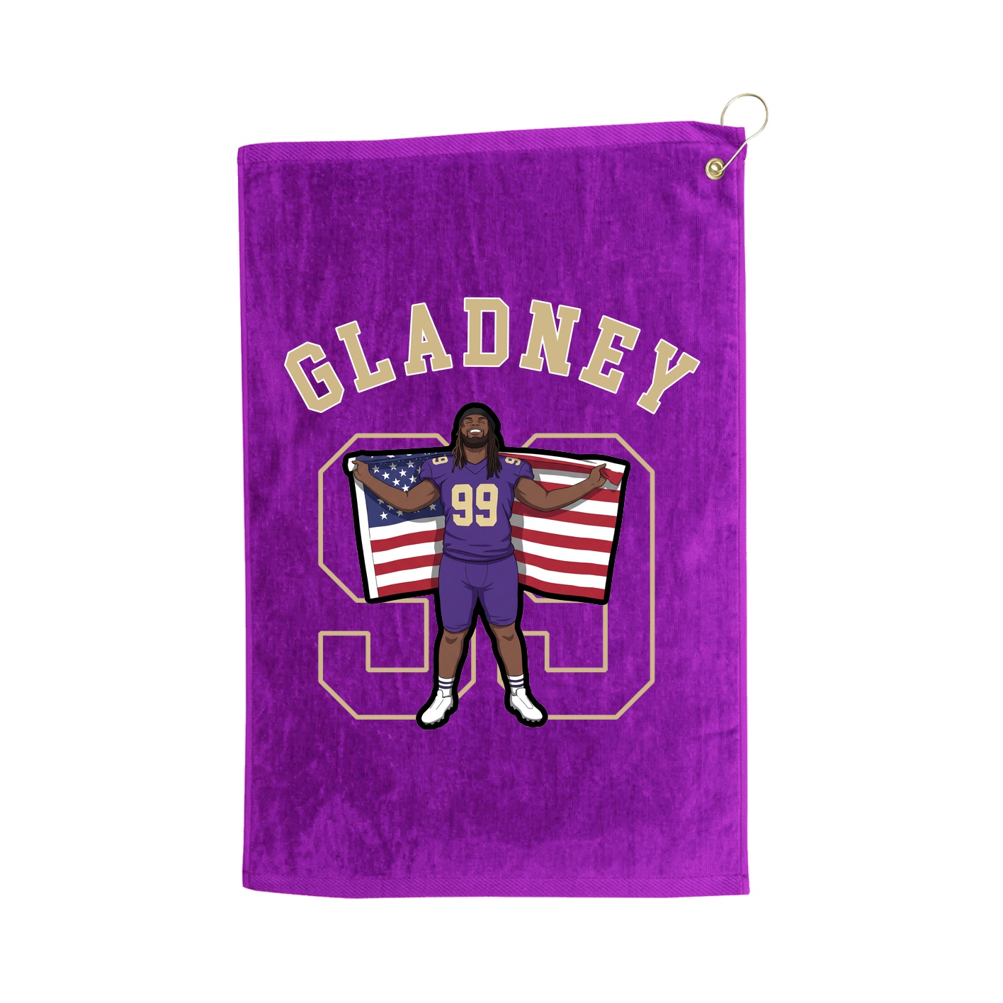 Golf Towel — Shirsey Arch in Purple