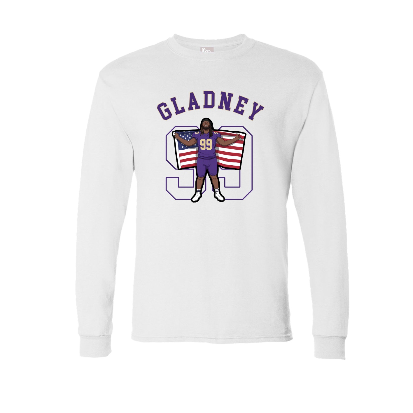 Long Sleeve Tee — Shirsey Arch in White