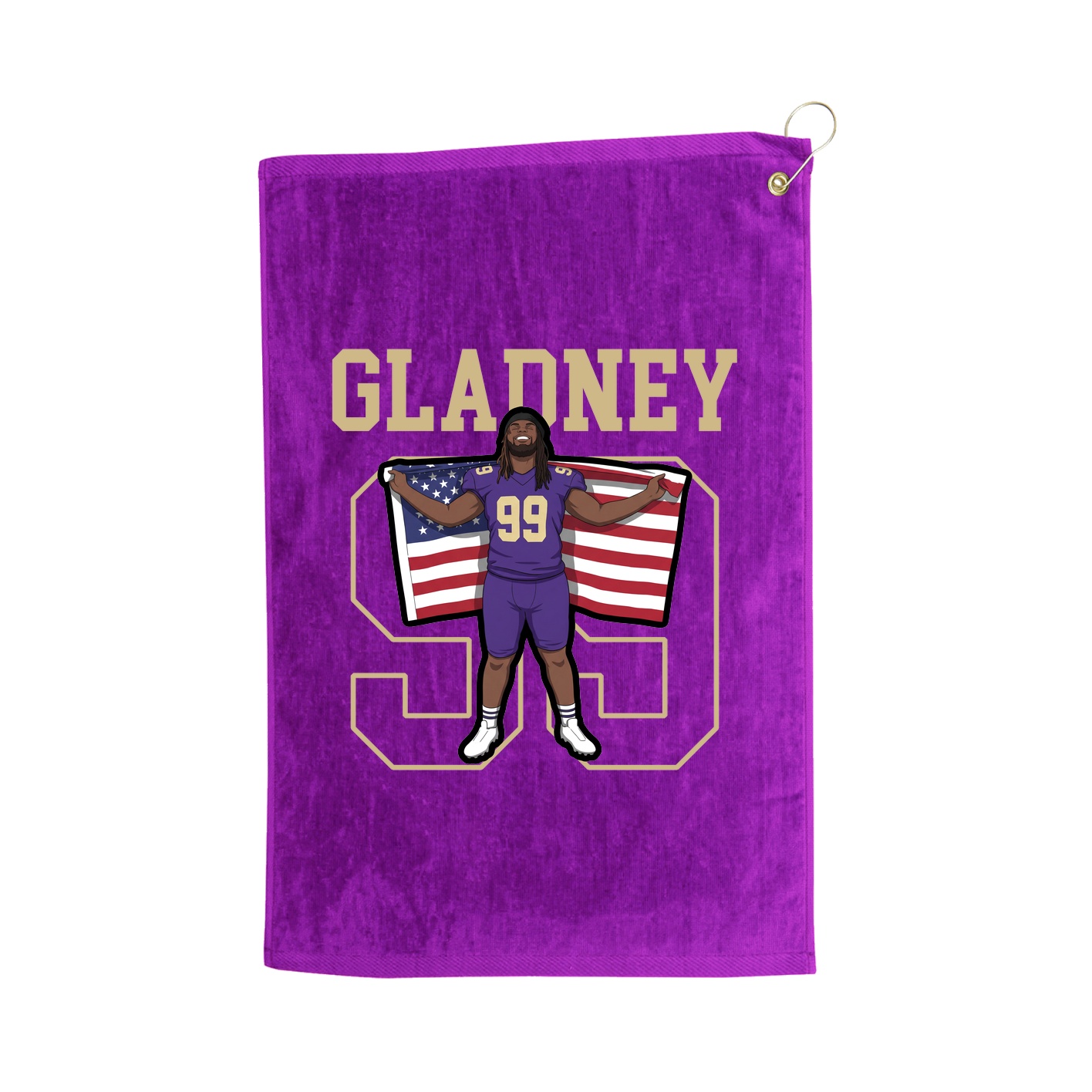 Golf Towel — Shirsey in Purple