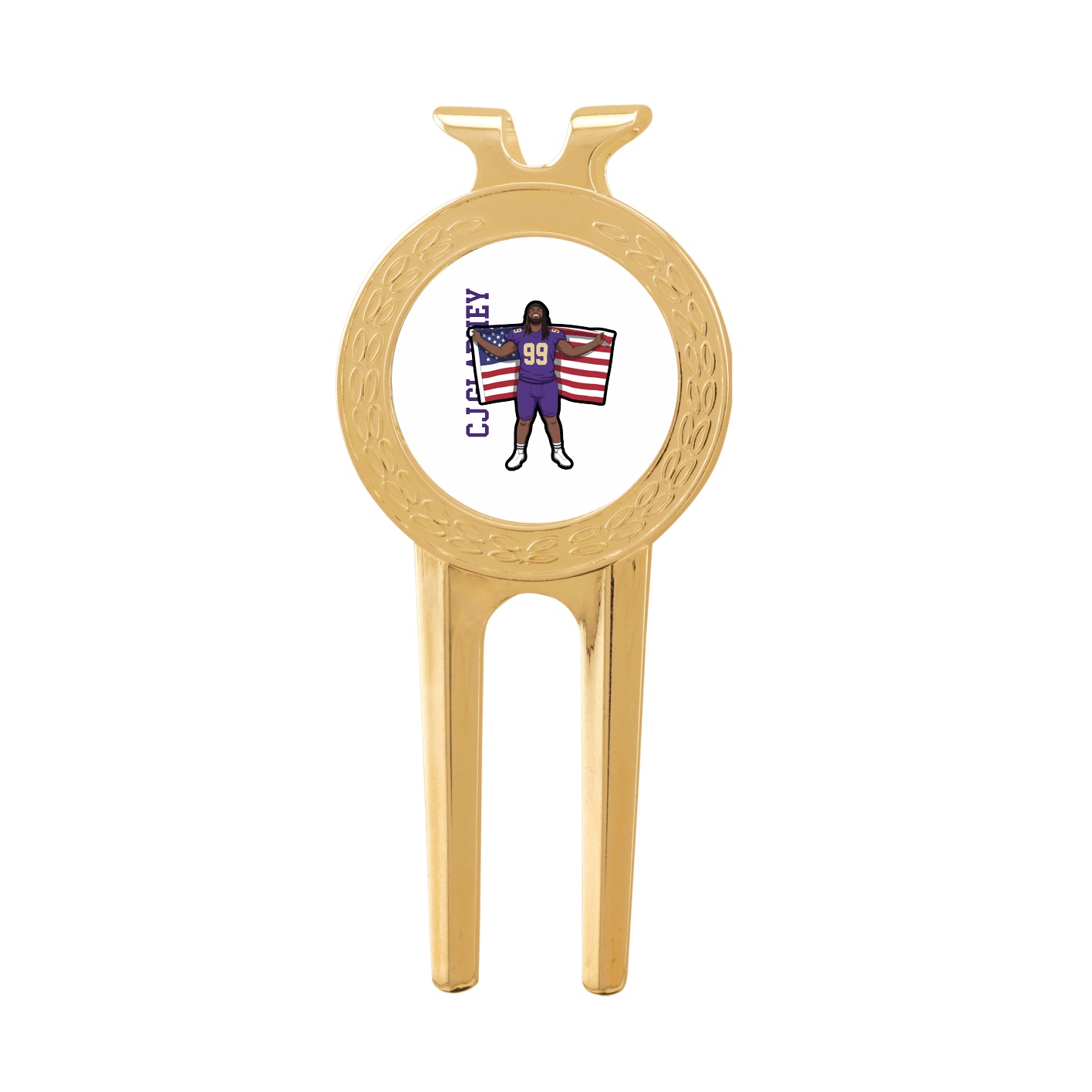 Divot Tool with Ball Marker — Name Vertical in Classic