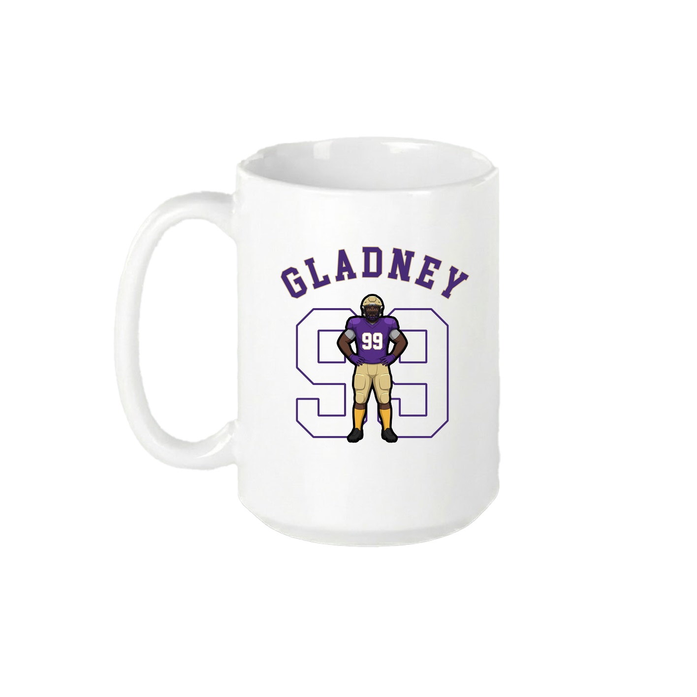 15oz Coffee Mug — Shirsey Arch in White