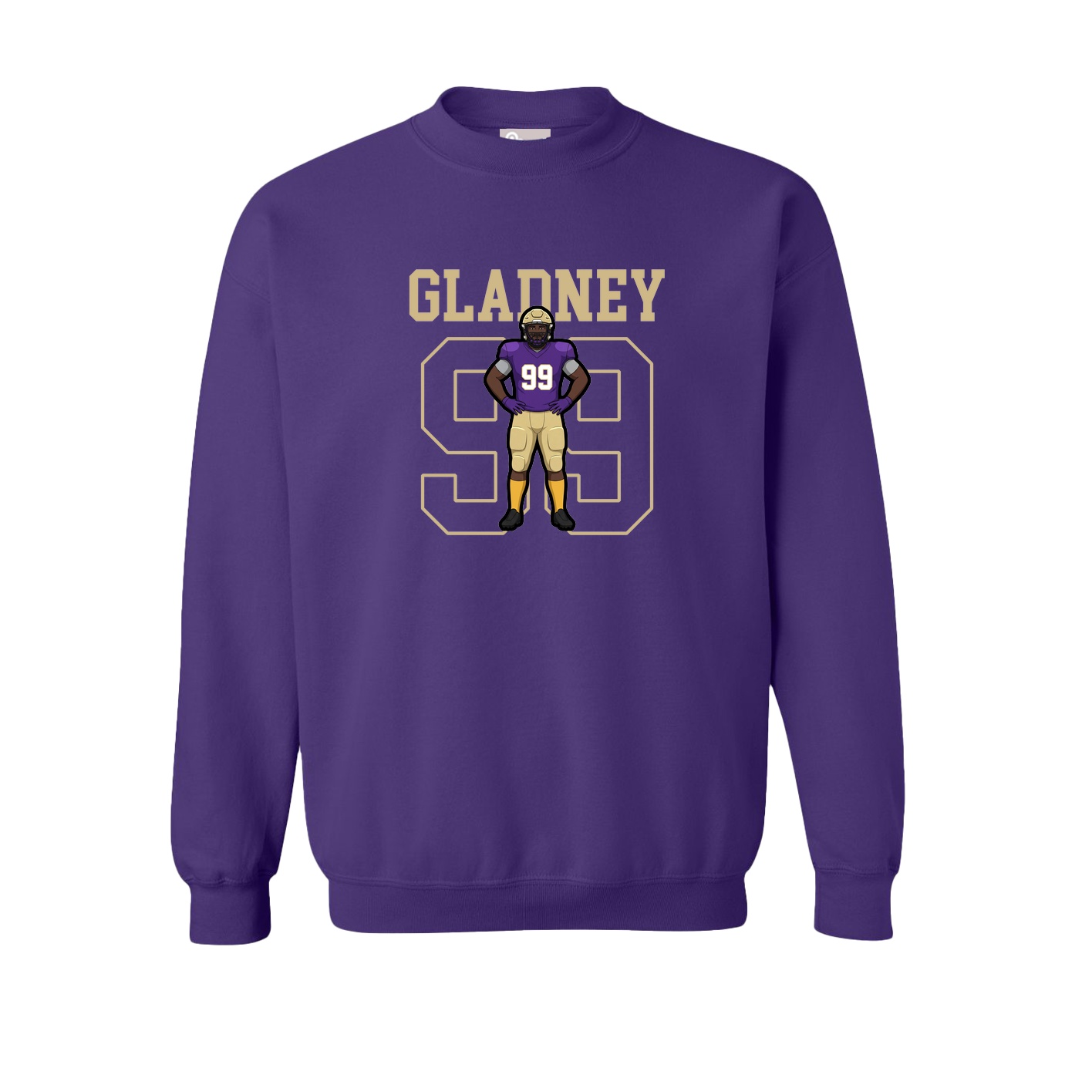 Fleece Crew — Shirsey in Purple