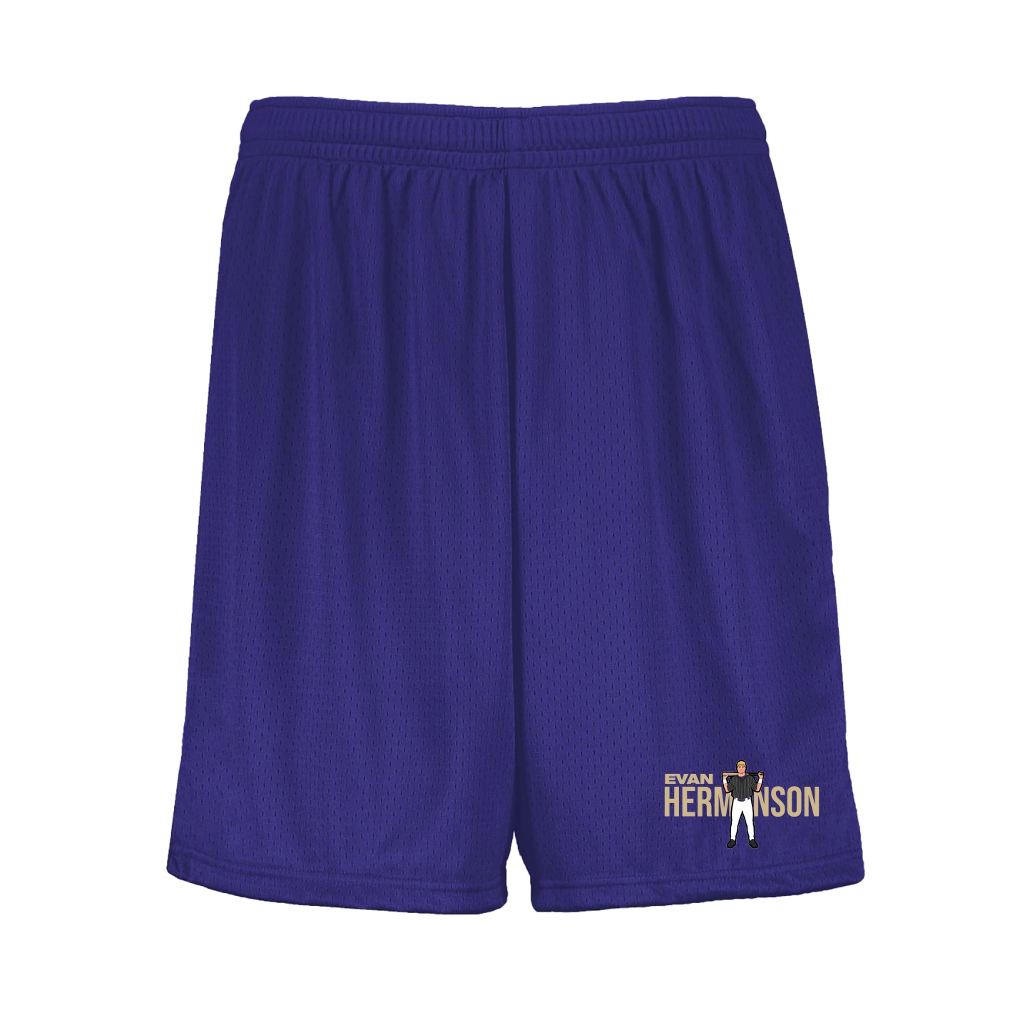 Shorts — Player Name in Purple
