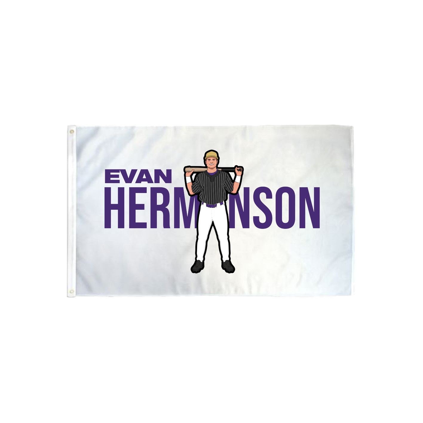 3x5 Flag — Player Name in Classic