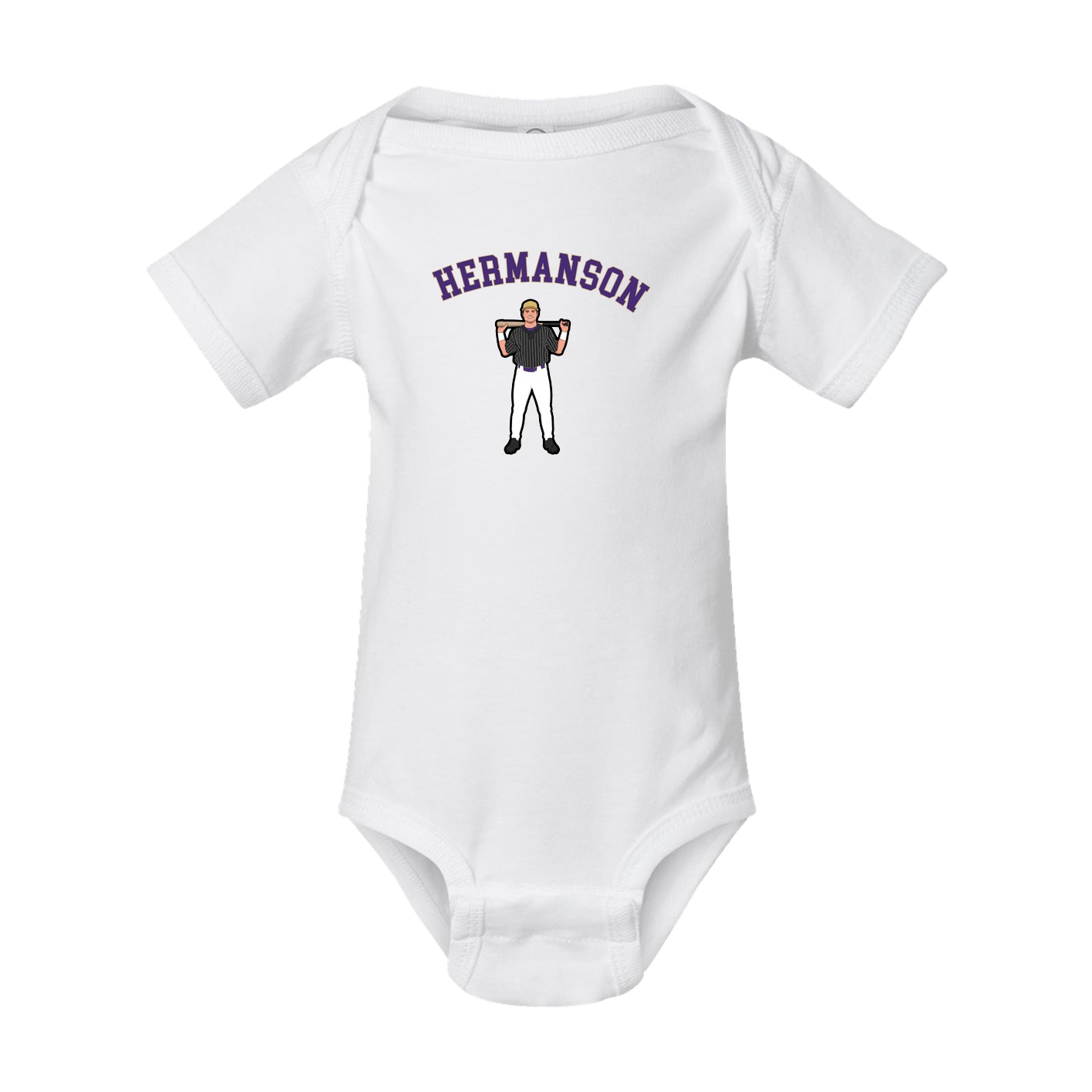 Baby Onesie — Shirsey Arch in White
