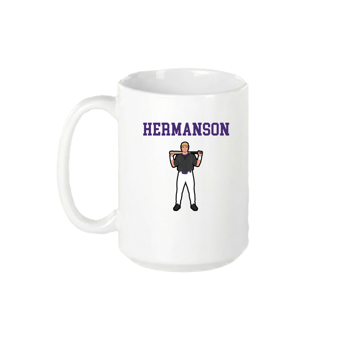 15oz Coffee Mug — Shirsey in White