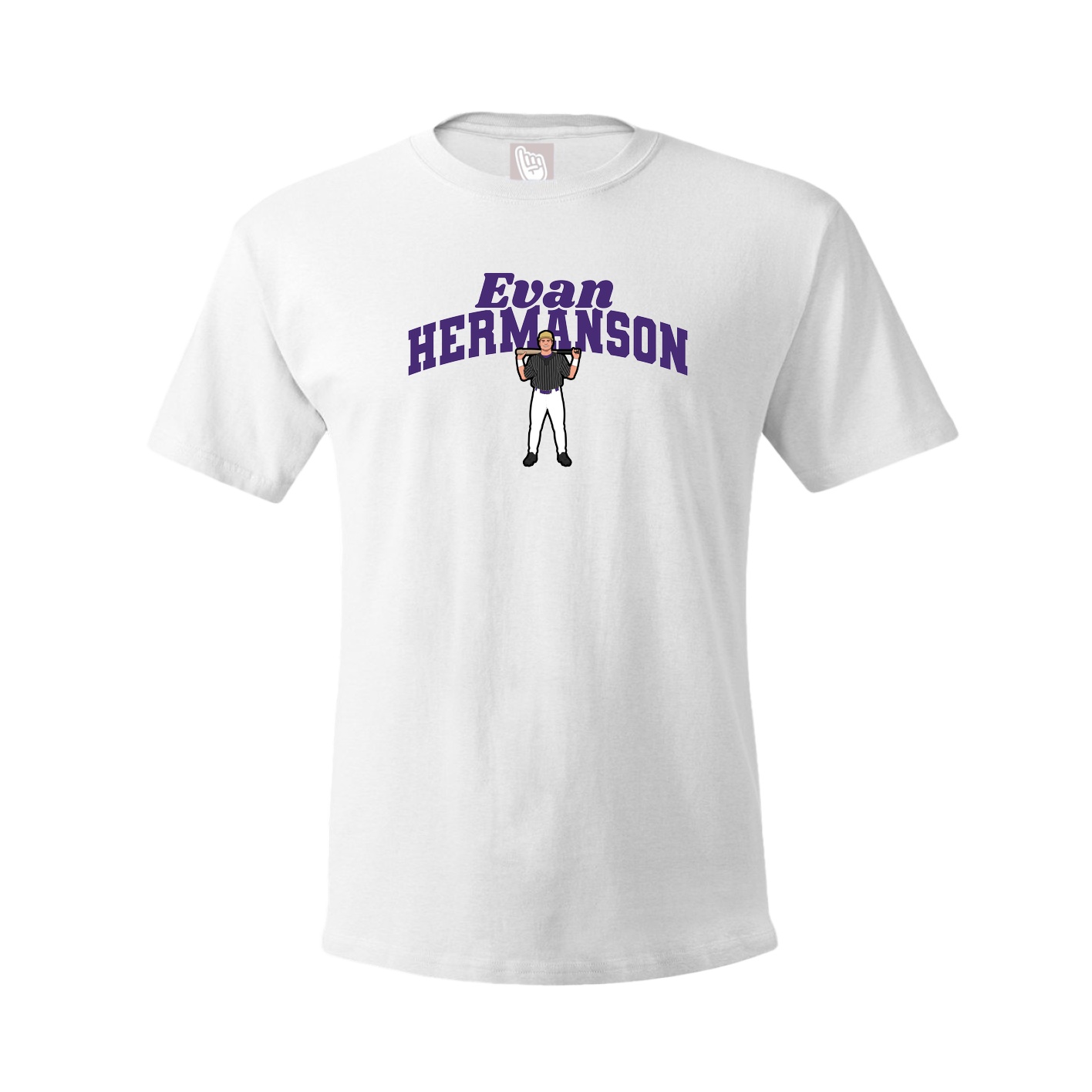Youth Tee — Signature Arch in White