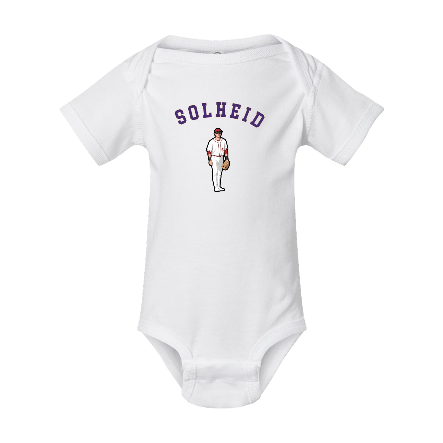 Baby Onesie — Shirsey Arch in White